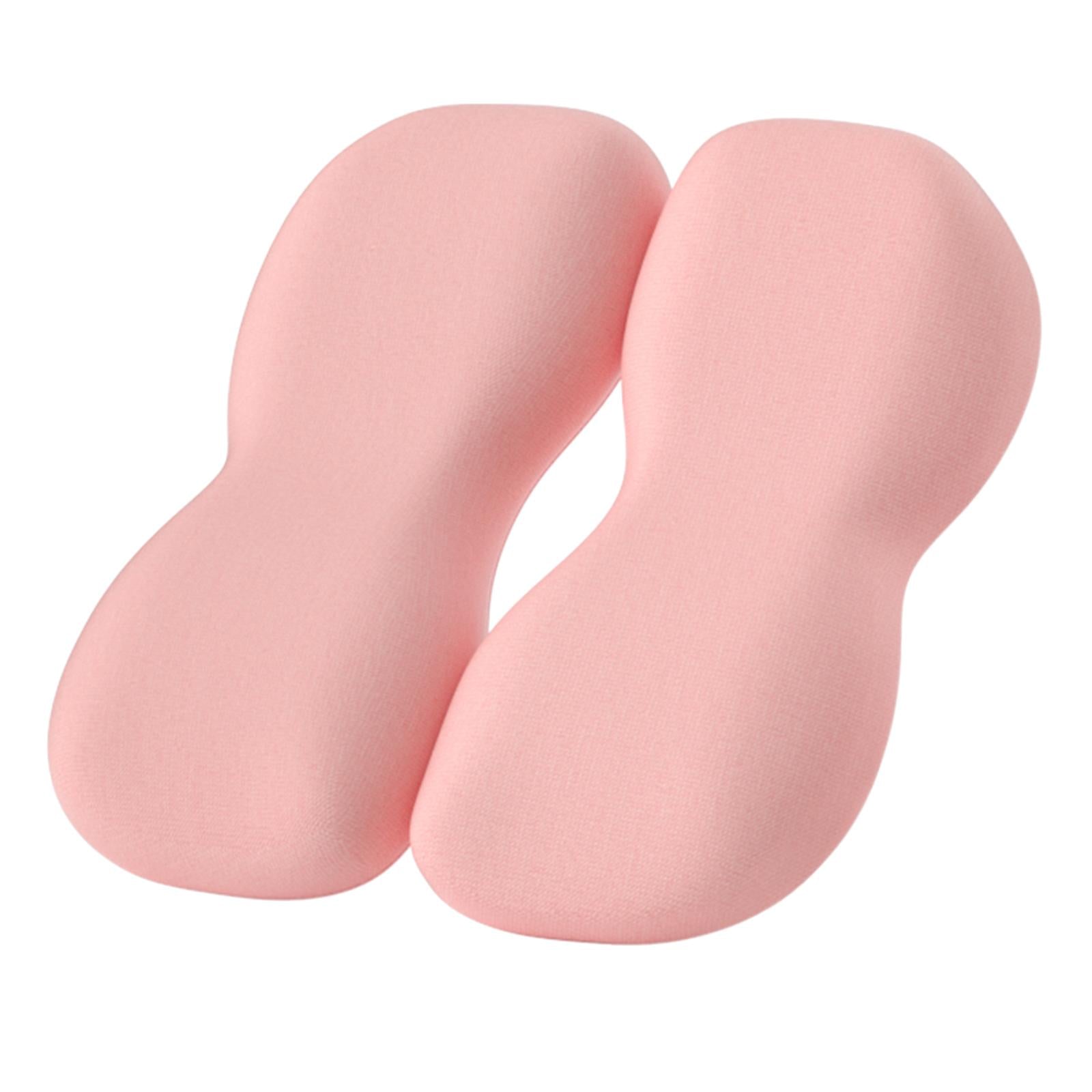 Back Seat Support Cushion Pillow Hip Waist Soft for Chairs Office Stools Pink