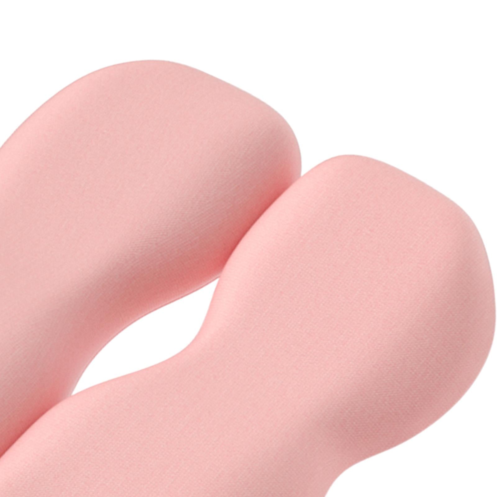 Back Seat Support Cushion Pillow Hip Waist Soft for Chairs Office Stools Pink