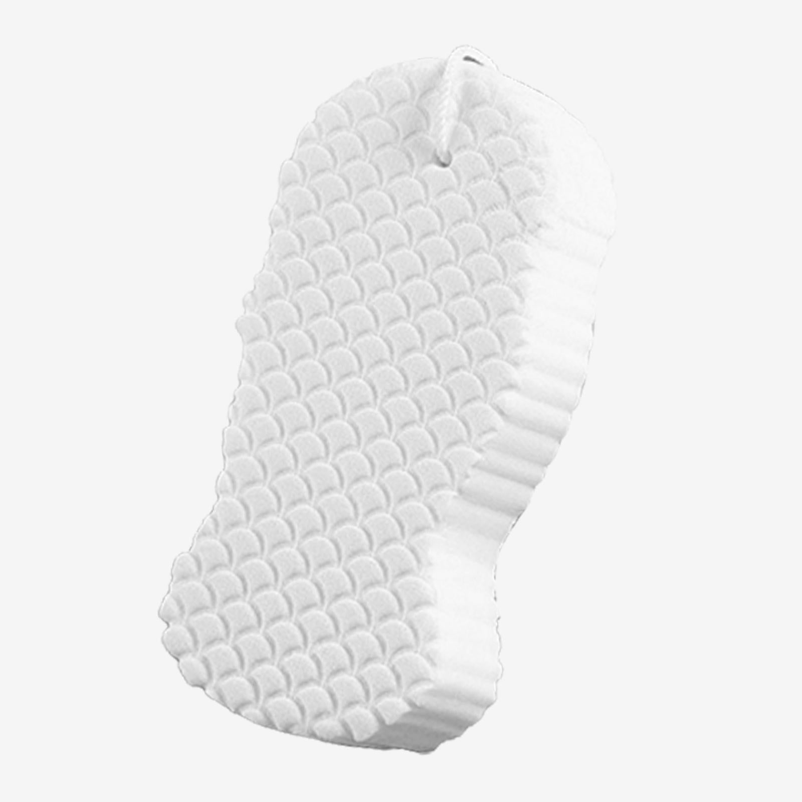 Dead Skin Remover Showering Sponge Reusable Exfoliating Bath Sponge White