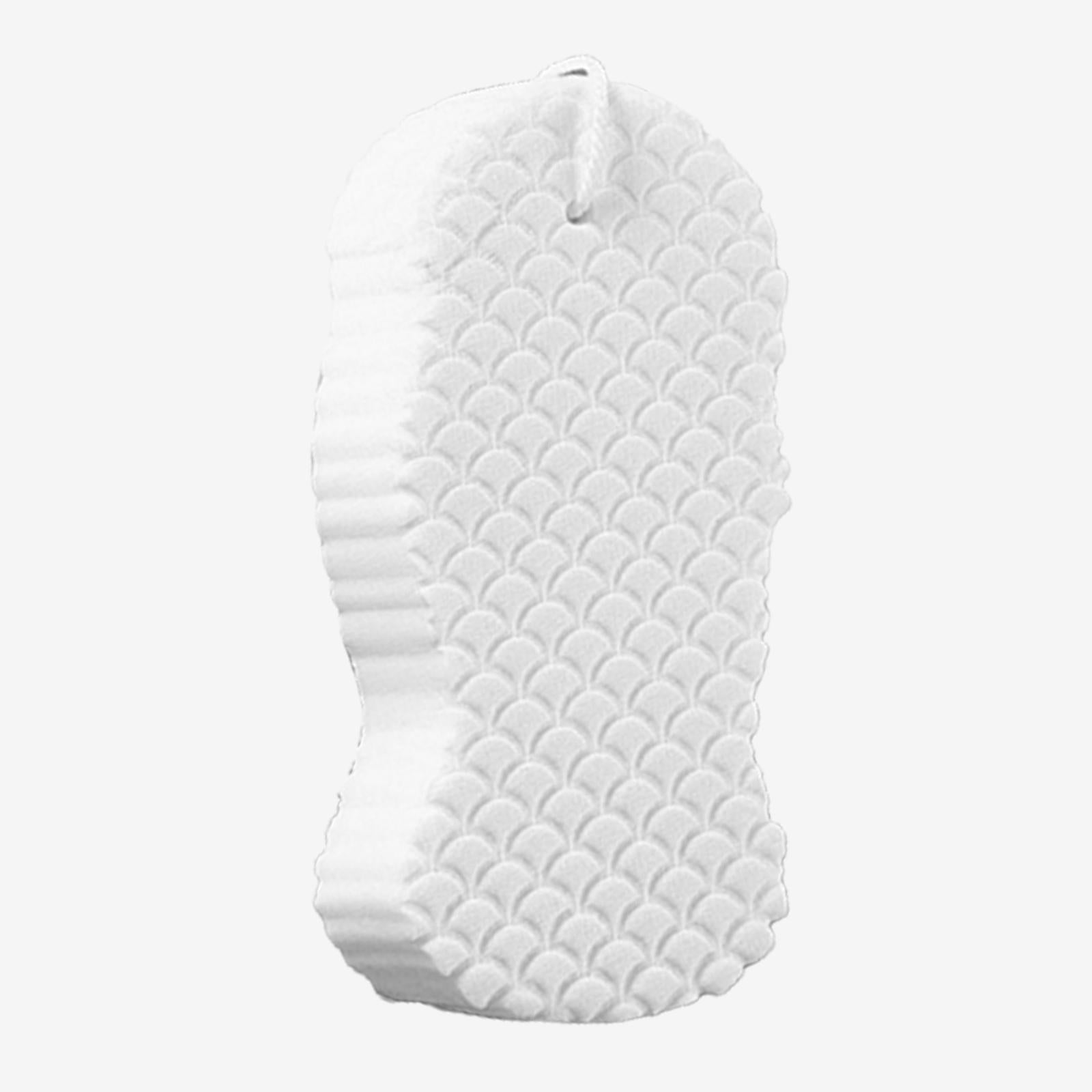 Dead Skin Remover Showering Sponge Reusable Exfoliating Bath Sponge White