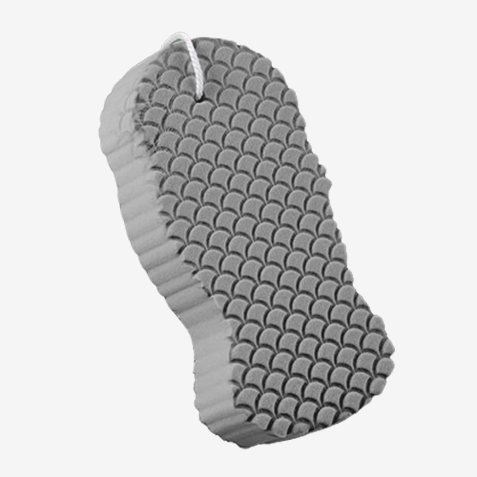 Dead Skin Remover Showering Sponge Reusable Exfoliating Bath Sponge Gray