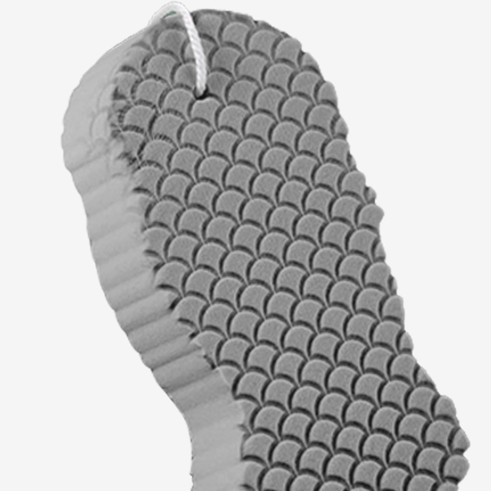 Dead Skin Remover Showering Sponge Reusable Exfoliating Bath Sponge Gray