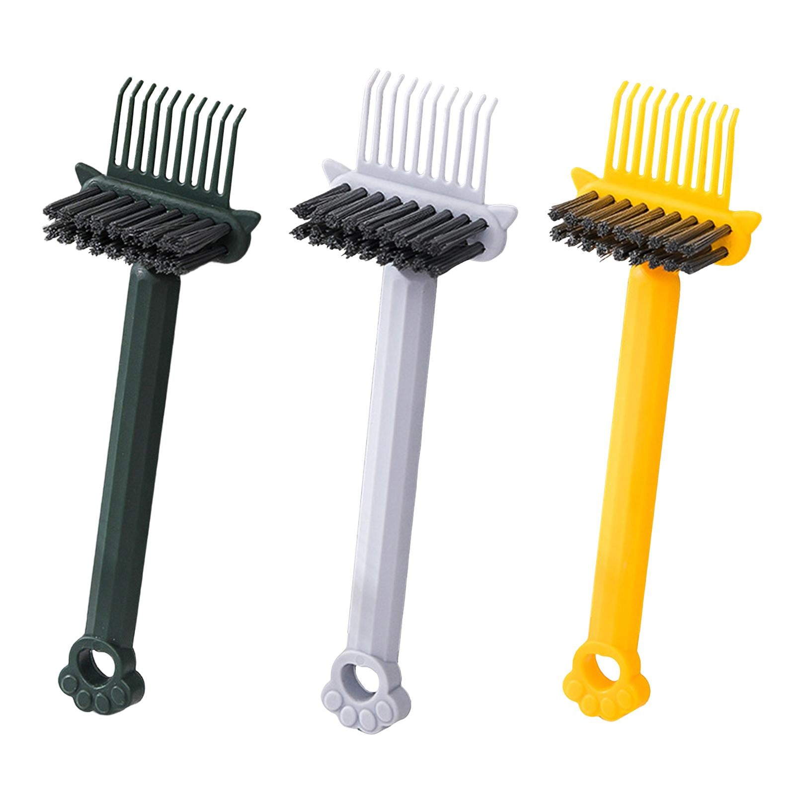 Hair Comb Cleaning Brush Removing Hair Dust Hair Removal for Salon Home Green