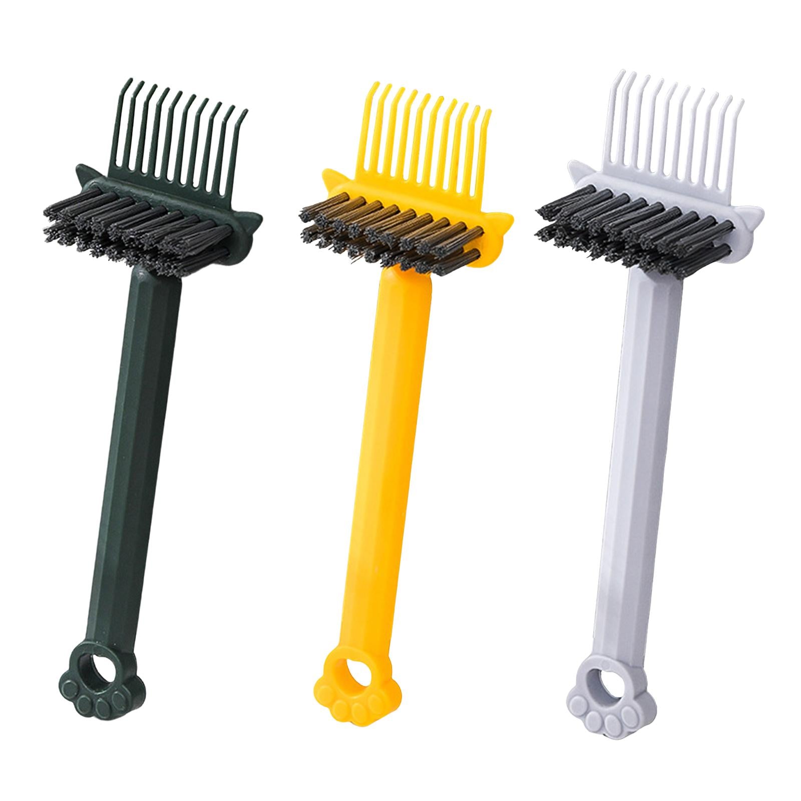 Hair Comb Cleaning Brush Removing Hair Dust Hair Removal for Salon Home Green