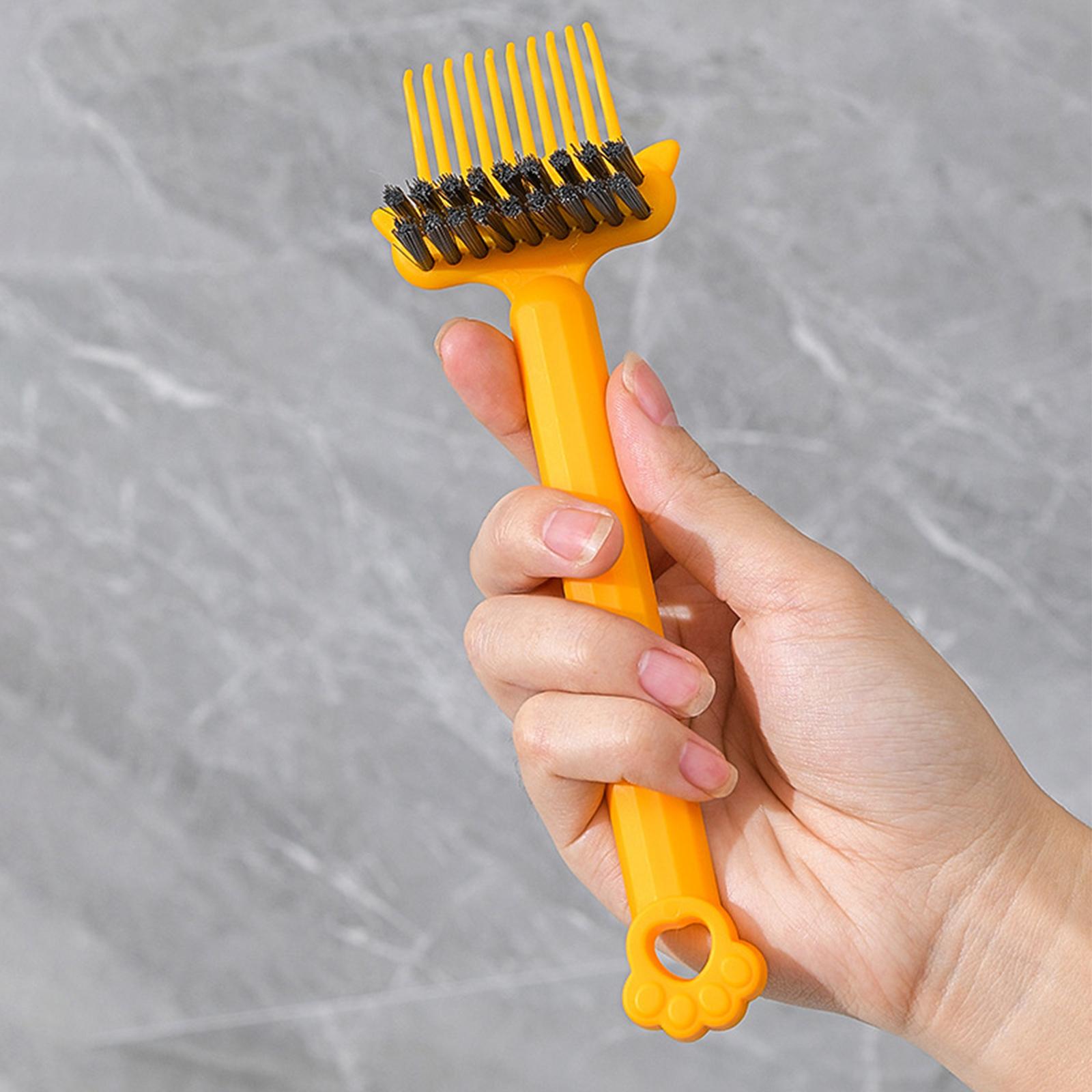 Hair Comb Cleaning Brush Removing Hair Dust Hair Removal for Salon Home Grey