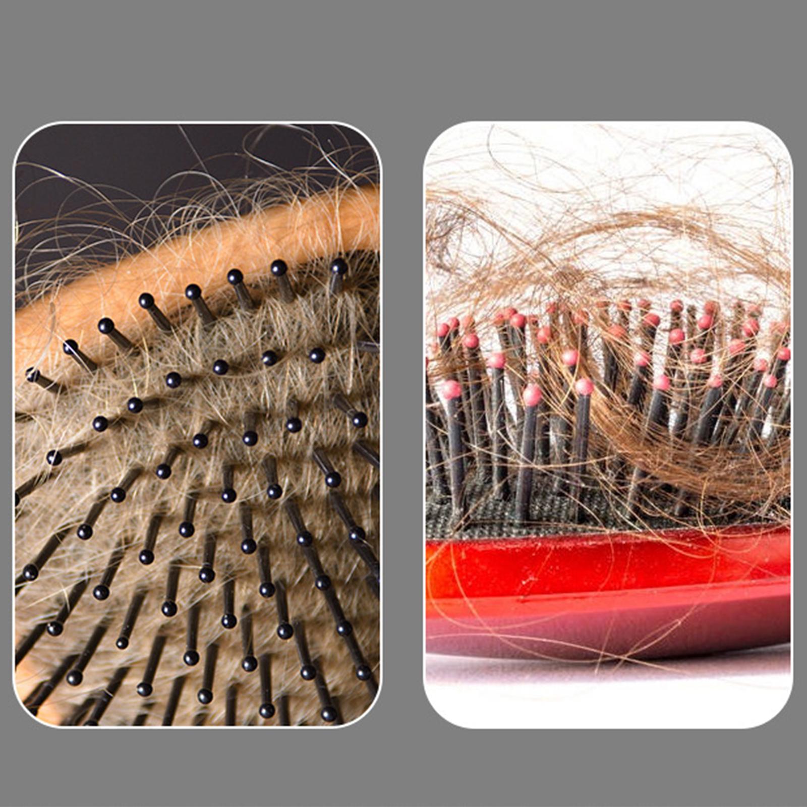 Hair Comb Cleaning Brush Removing Hair Dust Hair Removal for Salon Home Yellow