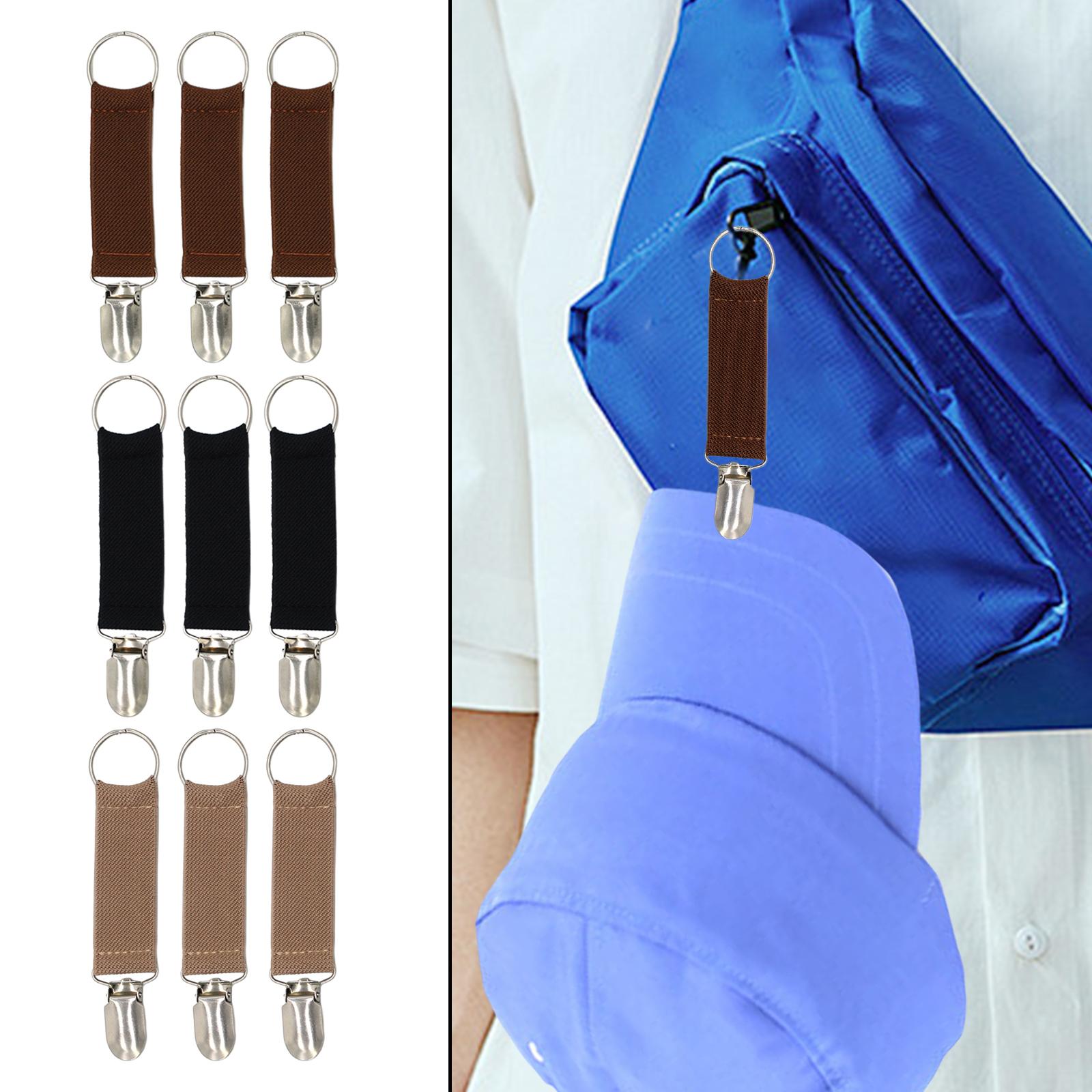 Elastic Hat Clips for Suitcase for Accessory Outdoor Women Light Brown
