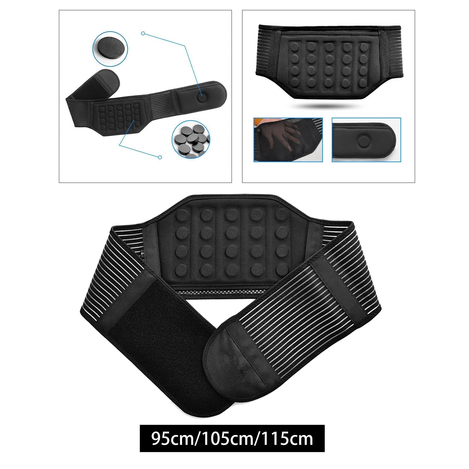 Magnetic Waist Protection Belt Breathable Adjustable M