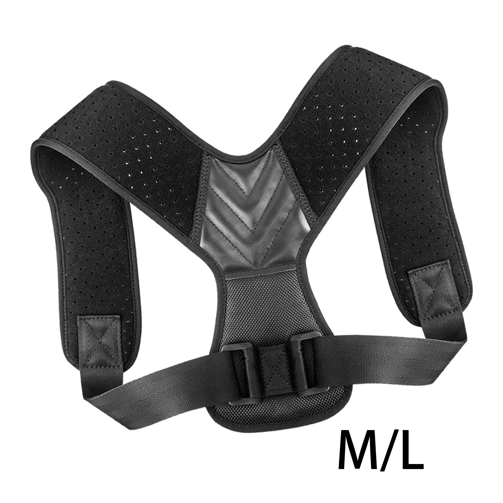 Posture Corrector Straightener Support Upper Back Belt for Rack M