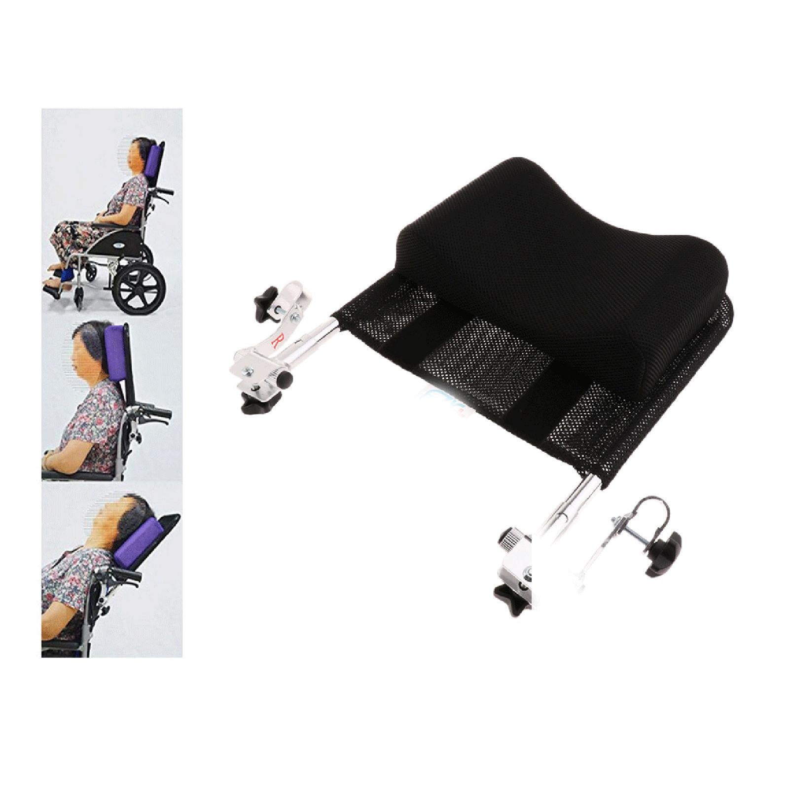 Wheelchair Headrest Backrest Neck Support Adjustable for Outside Travel