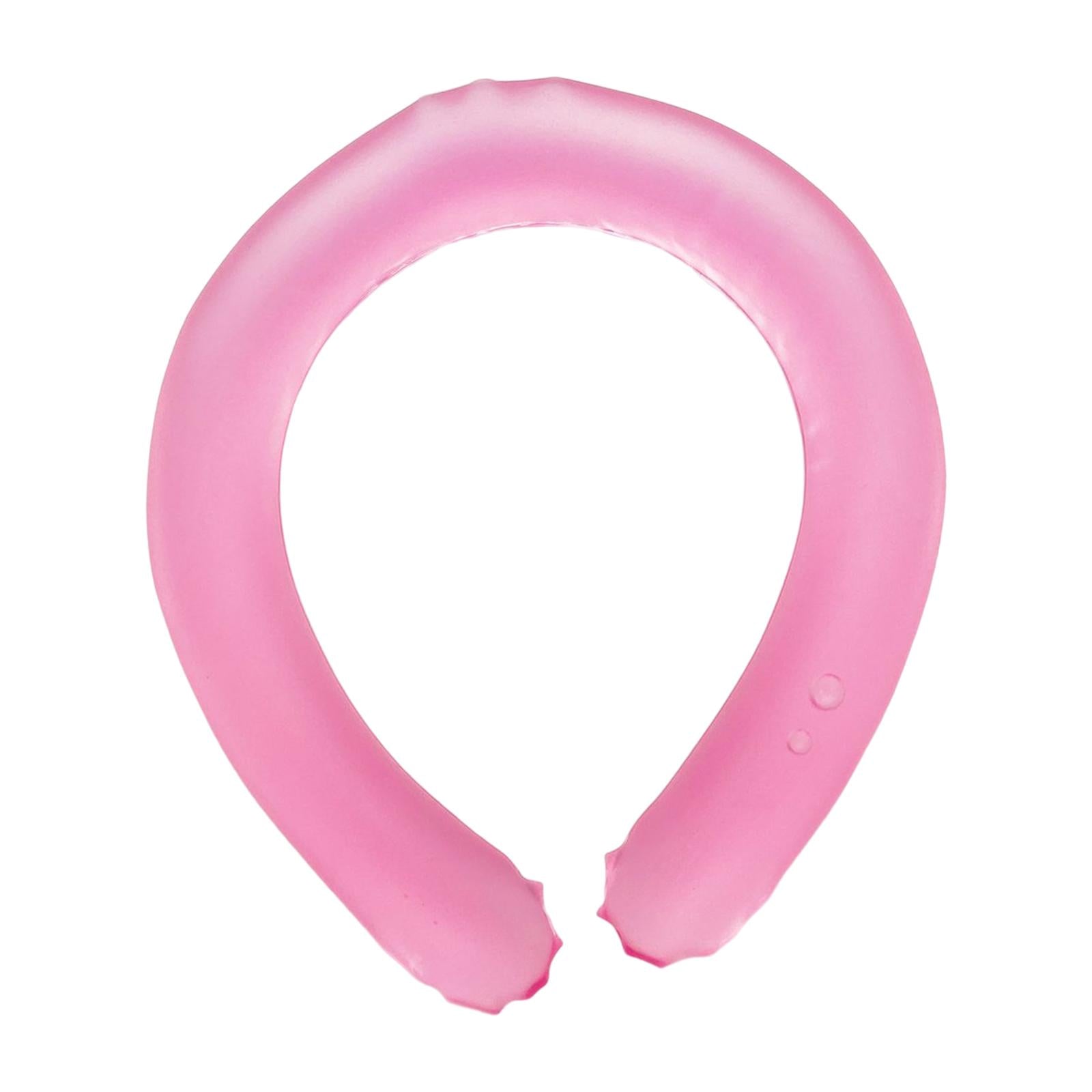 Neck Cooling Tube Heat Dissipation Cooler for Hiking Cycling Jogging Pink