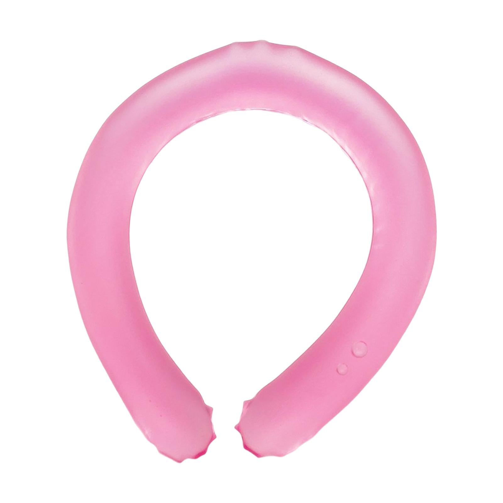 Neck Cooling Tube Heat Dissipation Cooler for Hiking Cycling Jogging Pink