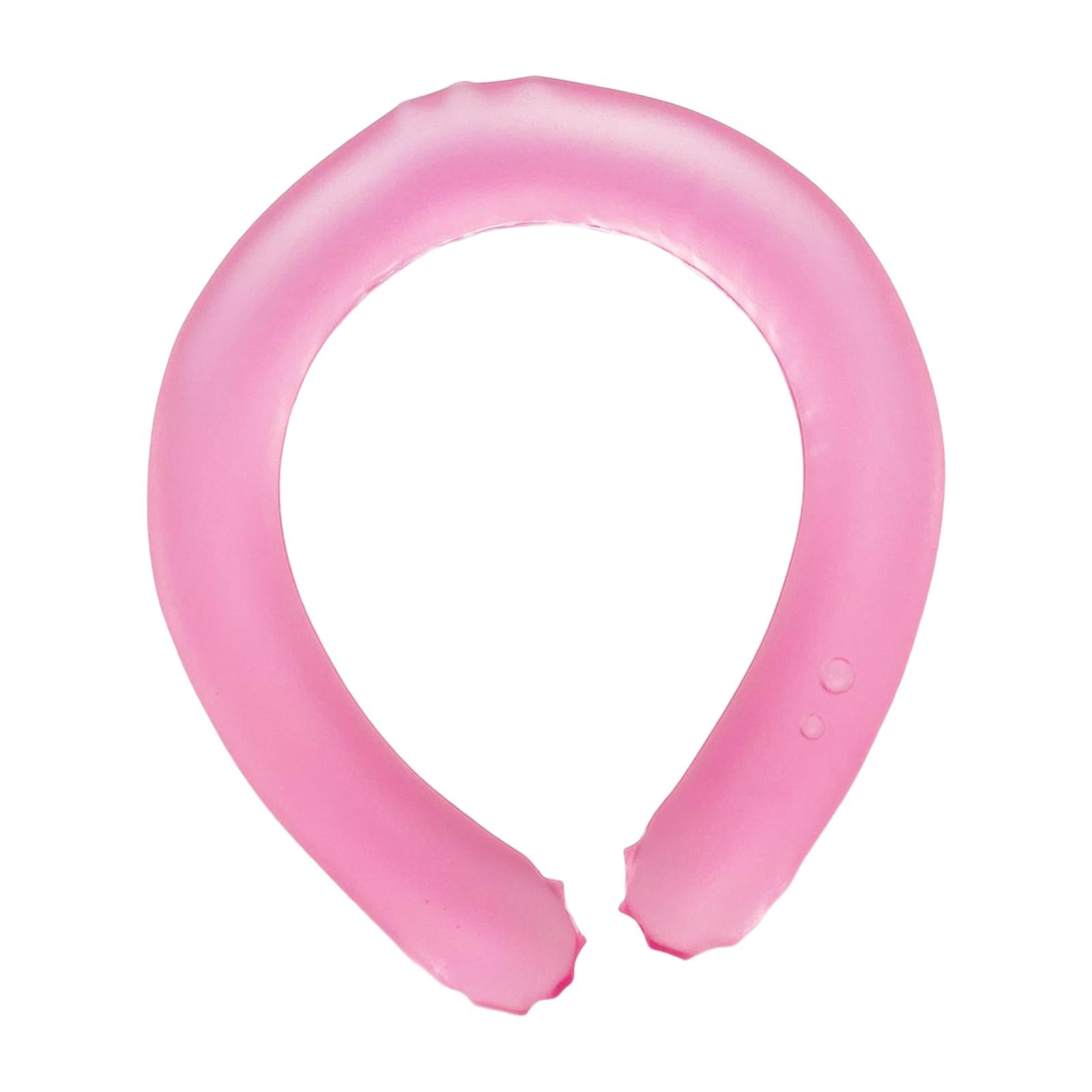 Neck Cooling Tube Heat Dissipation Cooler for Hiking Cycling Jogging Pink