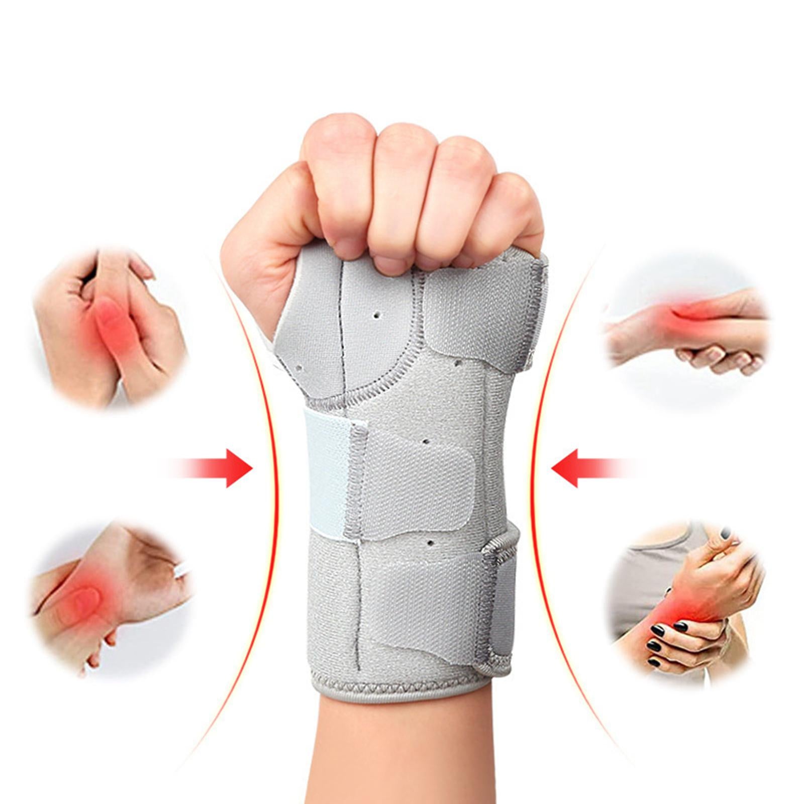 Wrist Brace Carpal Tunnel Removable Splint for Sprain Strain Medium Left