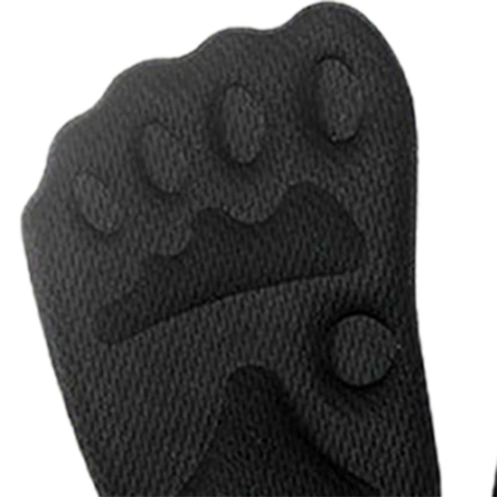 5Pair High Heel Cushion Inserts Metatarsal Pads Soft Forefoot Cushions Black