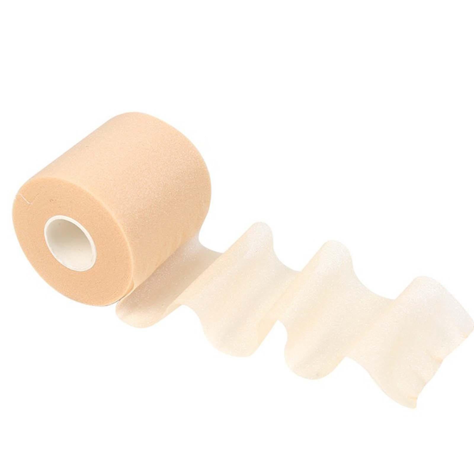 Sports Bandage Wrap Breathable Self Adhesive Elastic for Hands Knee Wrist 7cm Width Brown