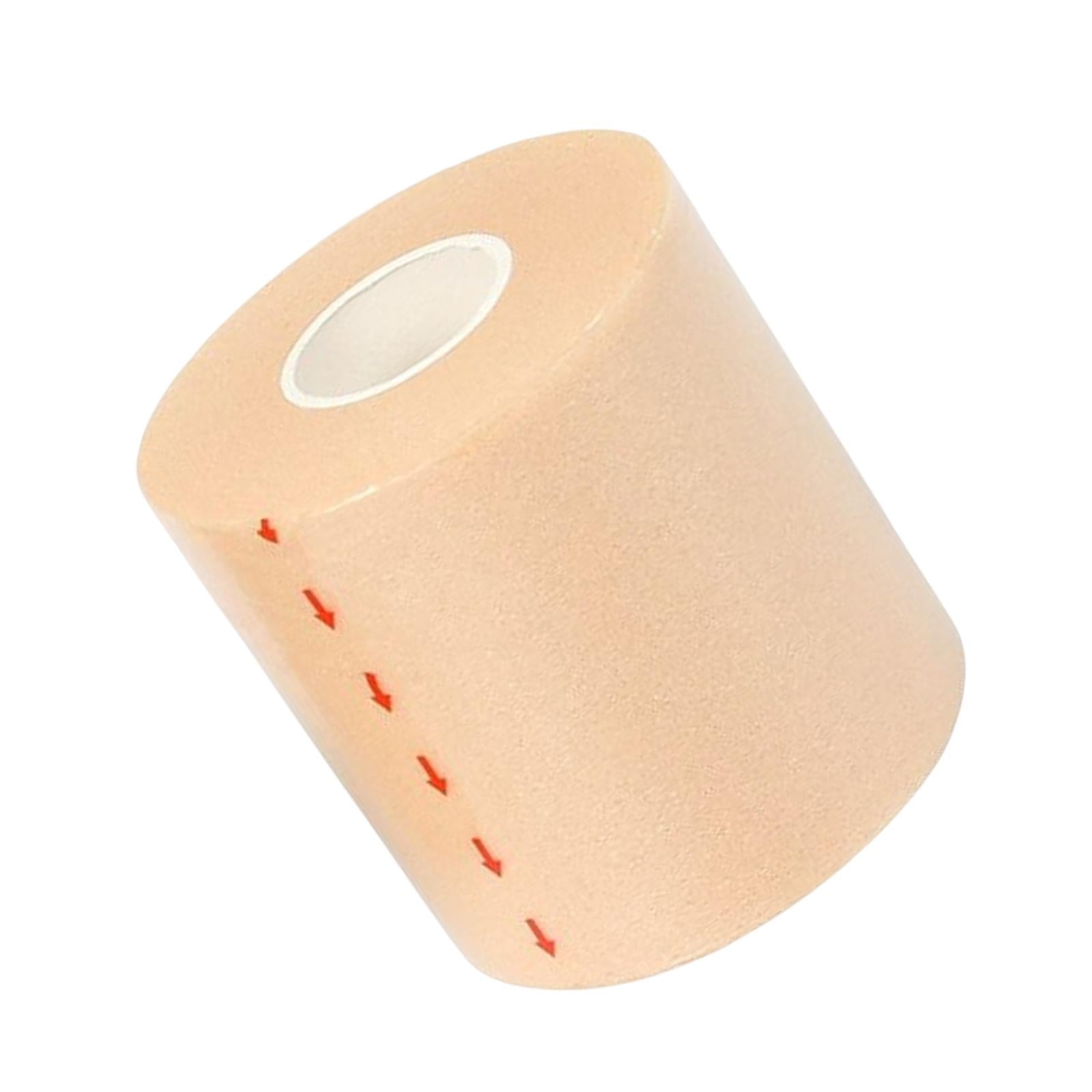 Sports Bandage Wrap Breathable Self Adhesive Elastic for Hands Knee Wrist 7cm Width Brown
