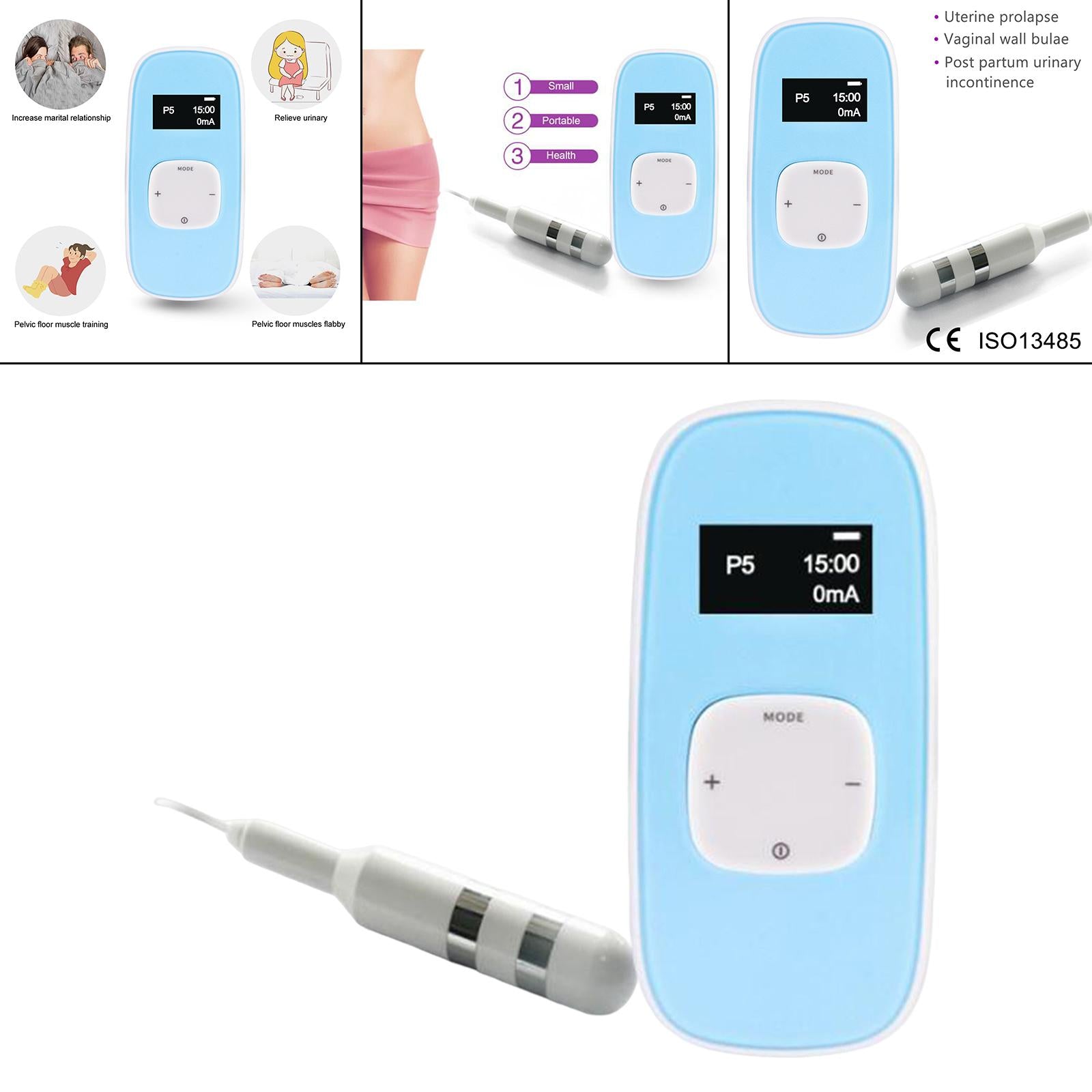 Portable Floor Exerciser Kegel Toner Adjustable Strengthening 40 Levels