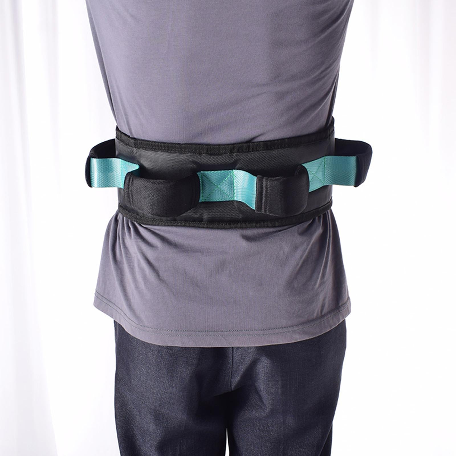 Walking Belt with 4 Handles Auxiliary Strap Comfort for Elderly Seniors