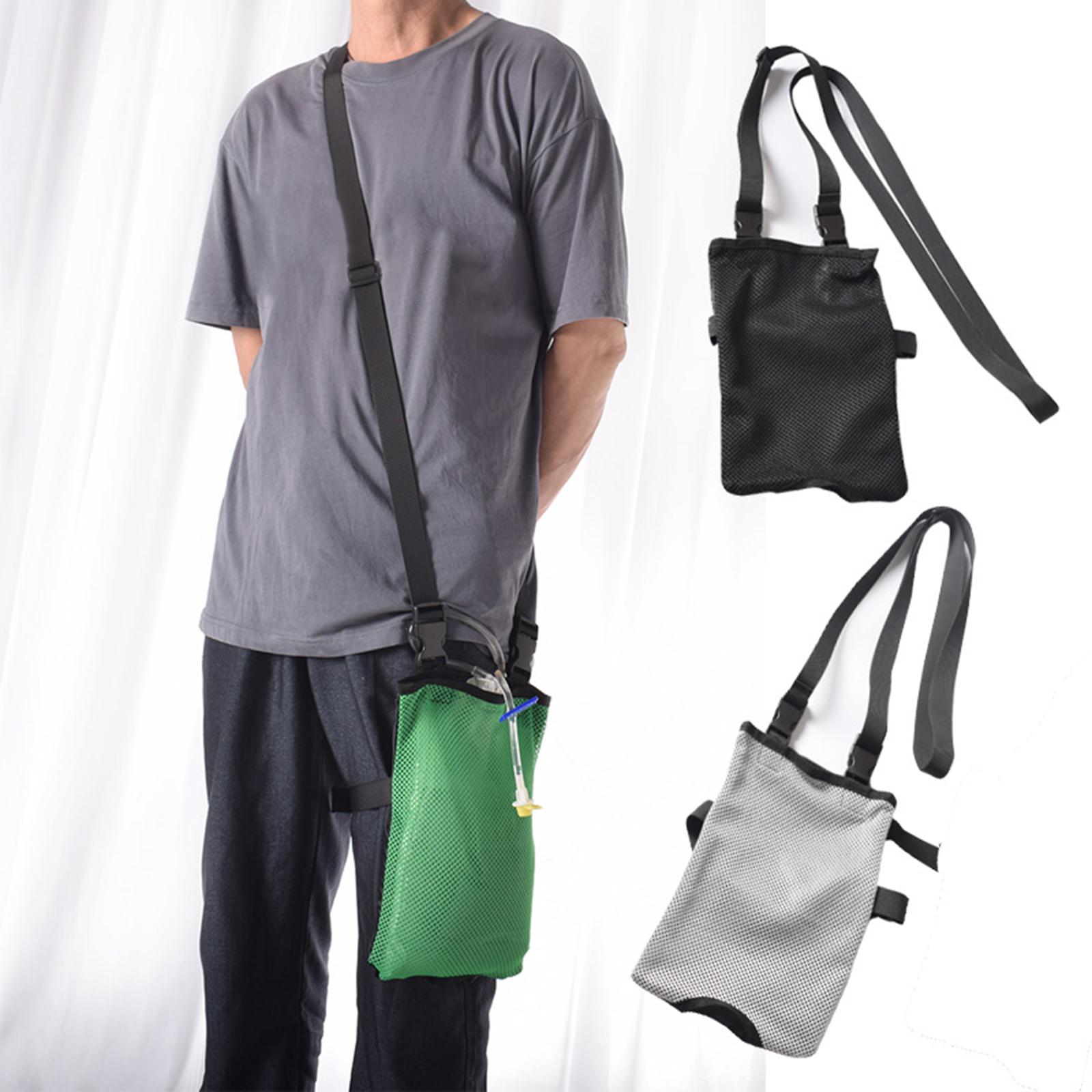 Urinary Drainage bag for Home Travel Incontinent People Elderly Black