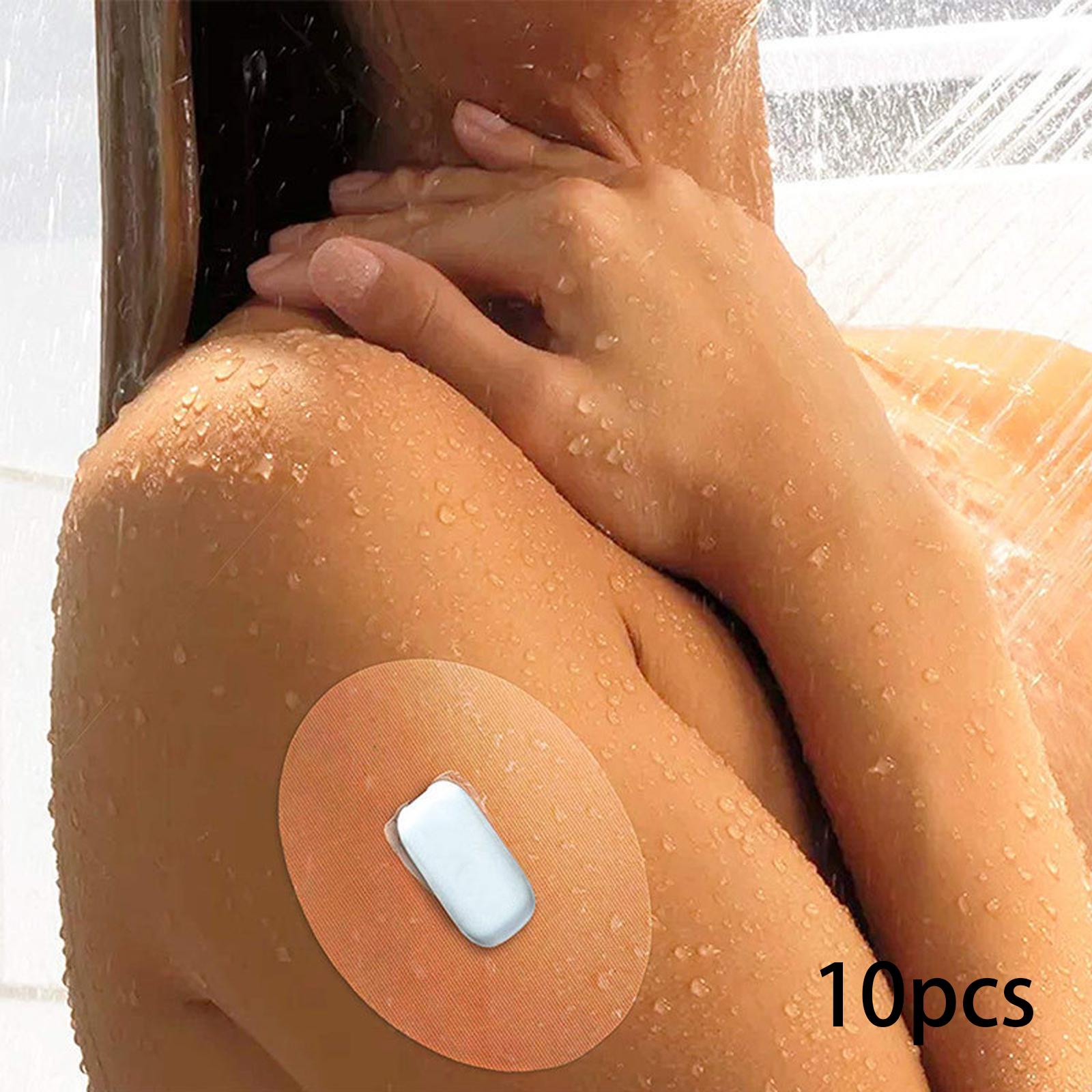 10Pcs Adhesive Patches Sensor Covers Waterproof Stickers Sport Patches