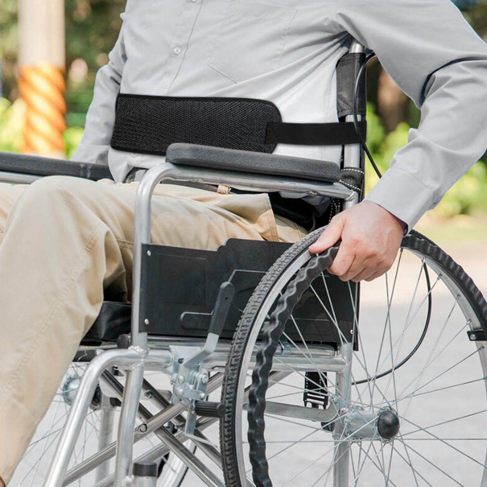 Wheelchair Seat Waist Belt with Release Buckle Harness Straps