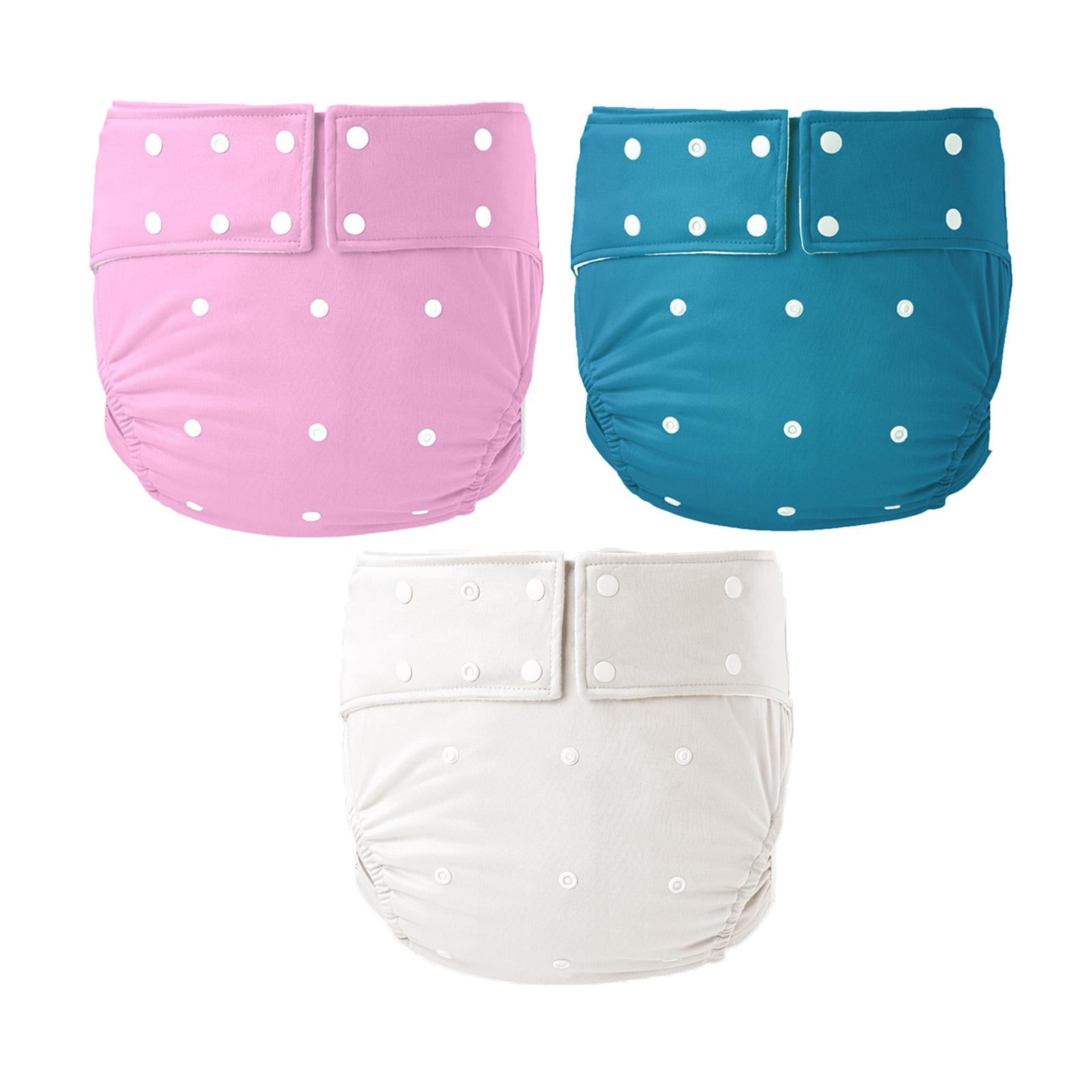 Waterproof Adult Pocket Diaper Washable for Incontinence TPU Coat for Adults Pink