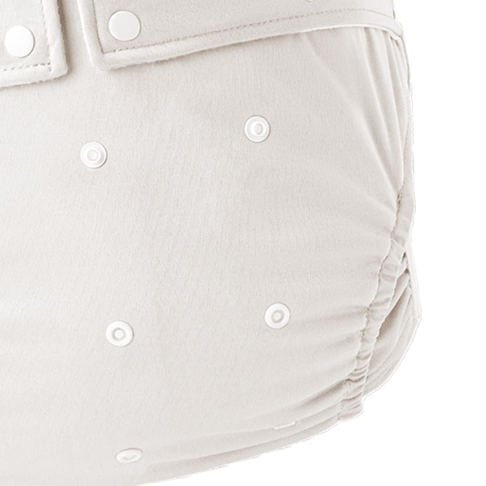 Waterproof Adult Pocket Diaper Washable for Incontinence TPU Coat for Adults White