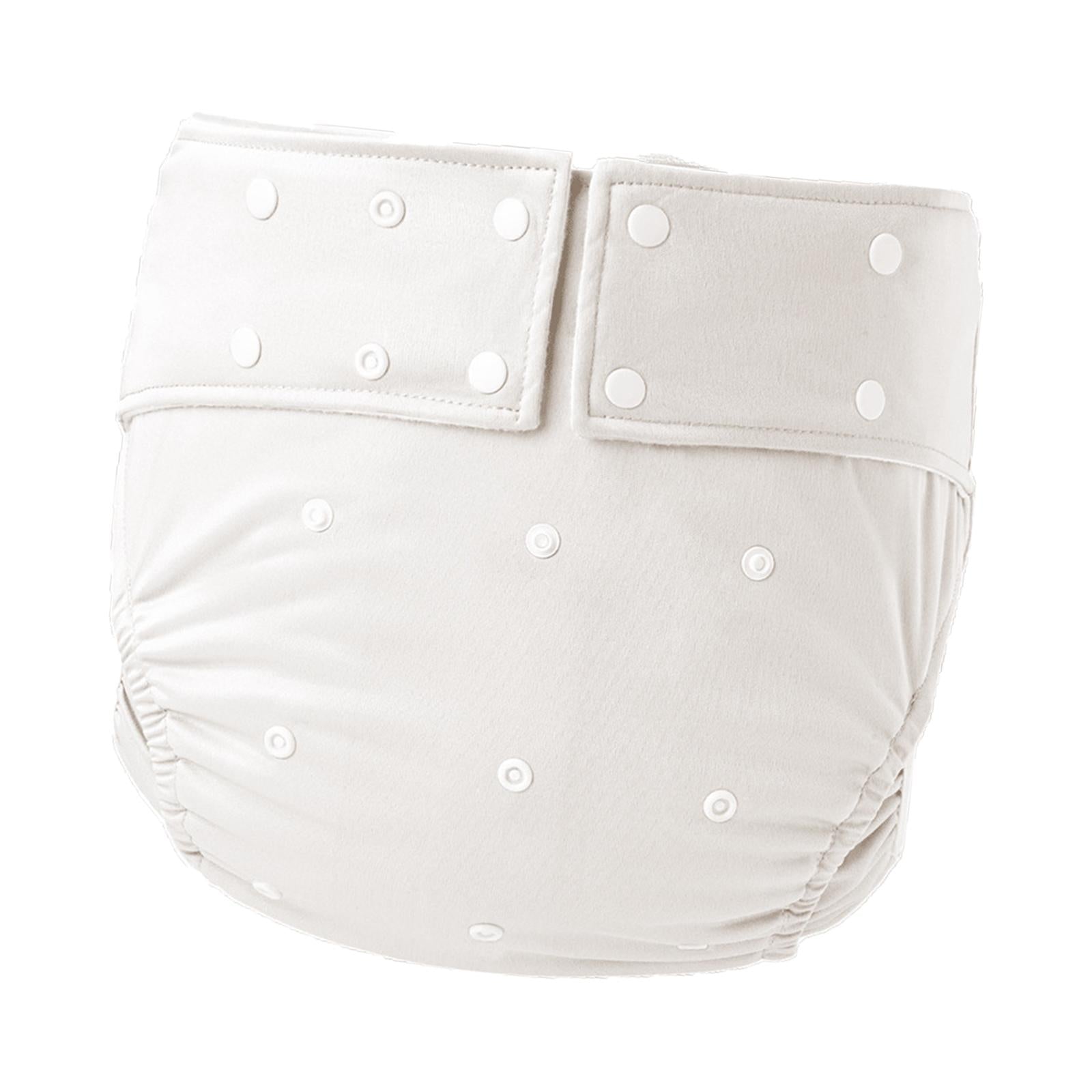 Waterproof Adult Pocket Diaper Washable for Incontinence TPU Coat for Adults White