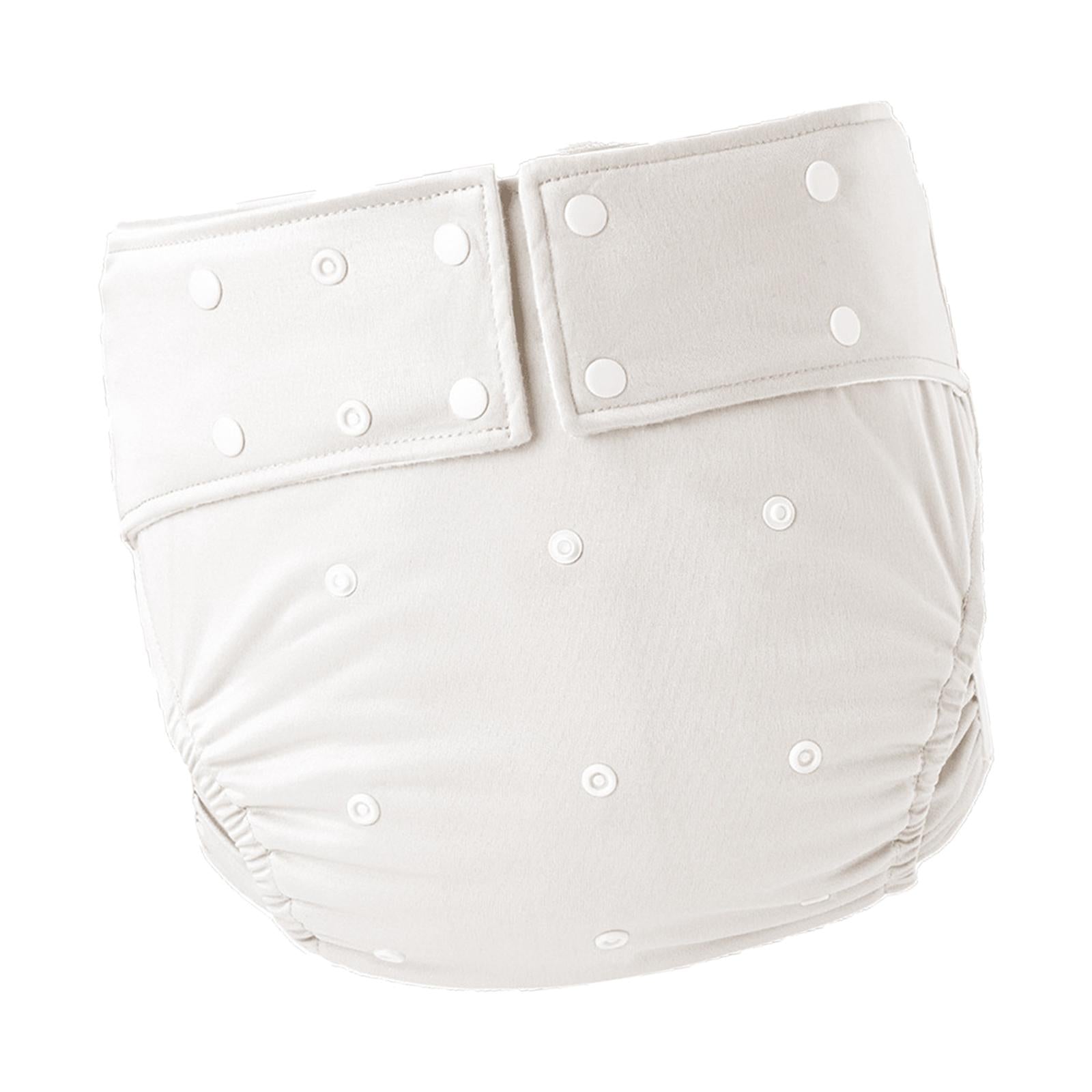 Waterproof Adult Pocket Diaper Washable for Incontinence TPU Coat for Adults White