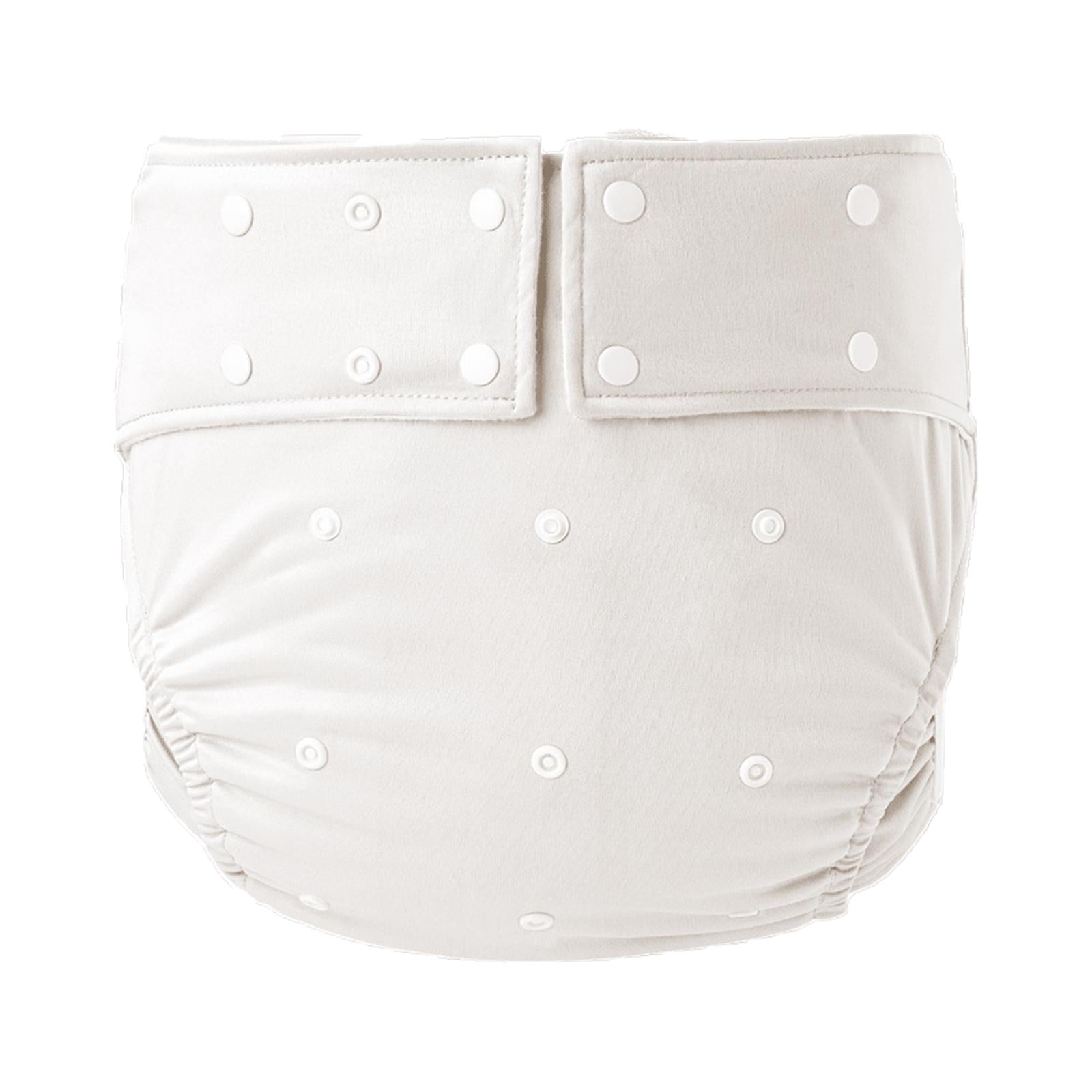 Waterproof Adult Pocket Diaper Washable for Incontinence TPU Coat for Adults White