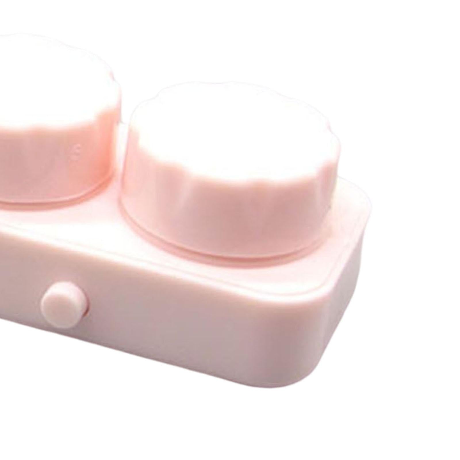Contact Cleaner Case Box Travel for Lens Disposal Soft Lens Rgp Lens Pink