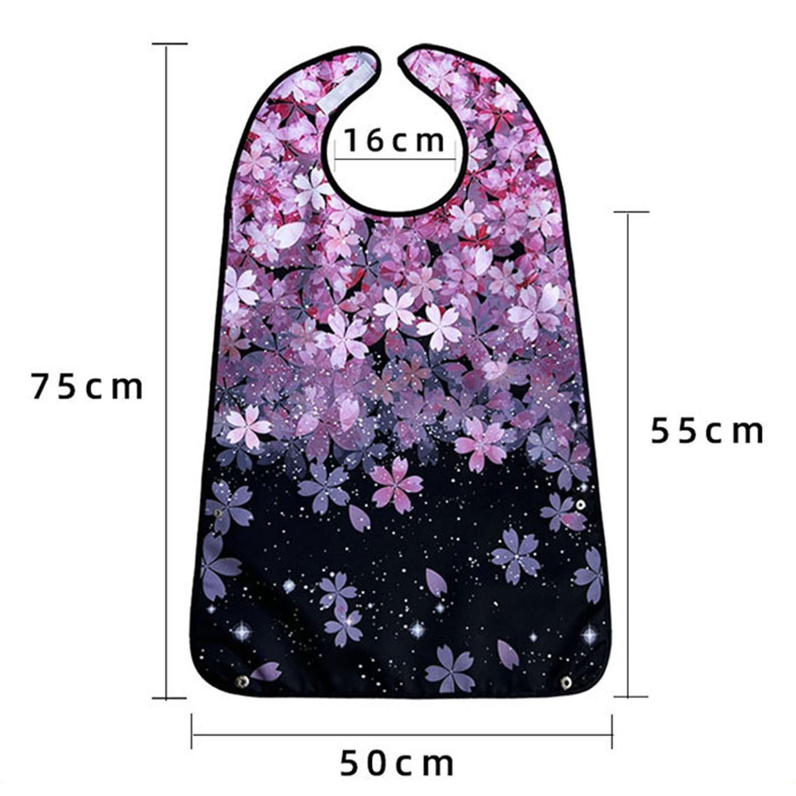 Adult Bibs for Eating Waterproof Full Protection for Elderly Women and Men Gradient