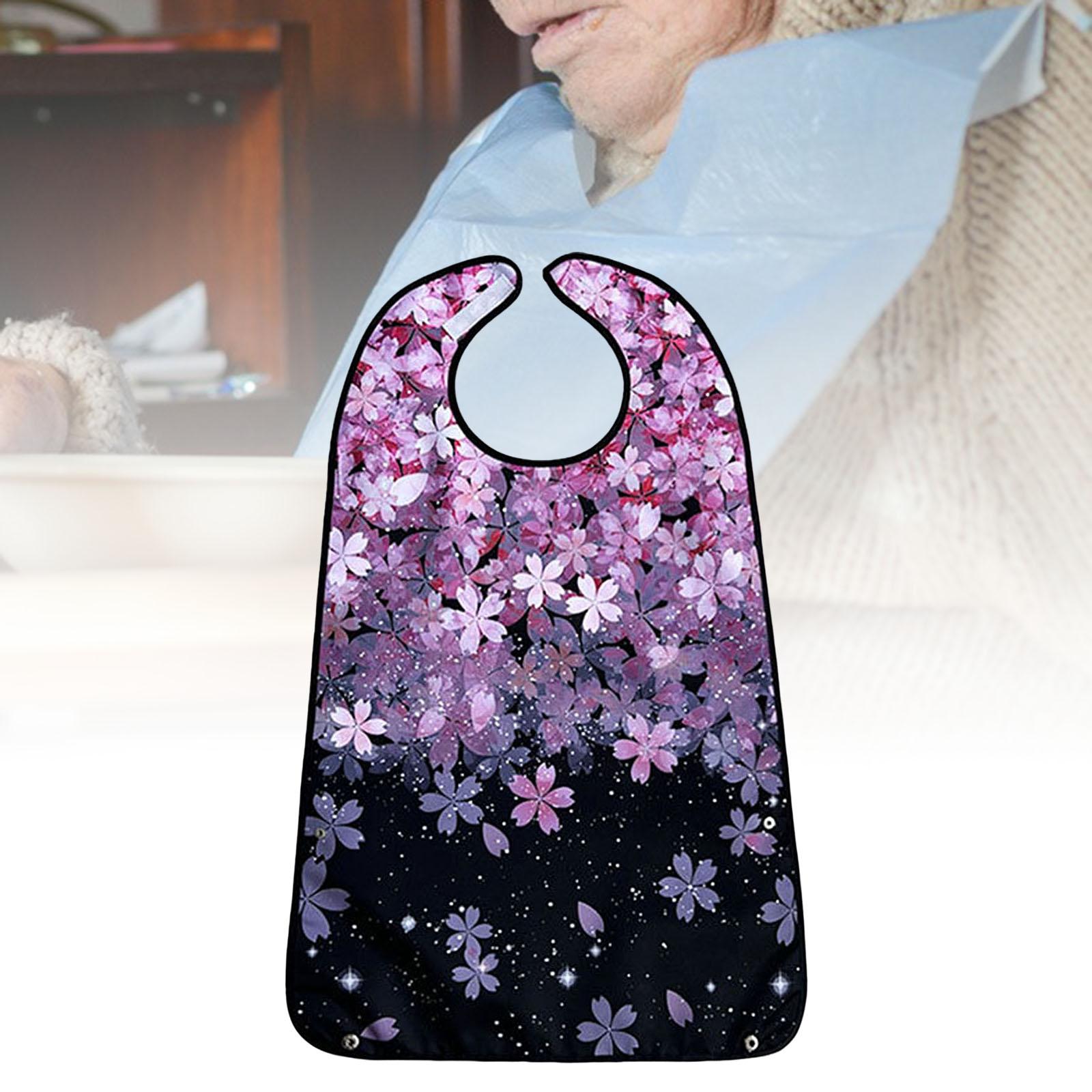 Adult Bibs for Eating Waterproof Full Protection for Elderly Women and Men Gradient