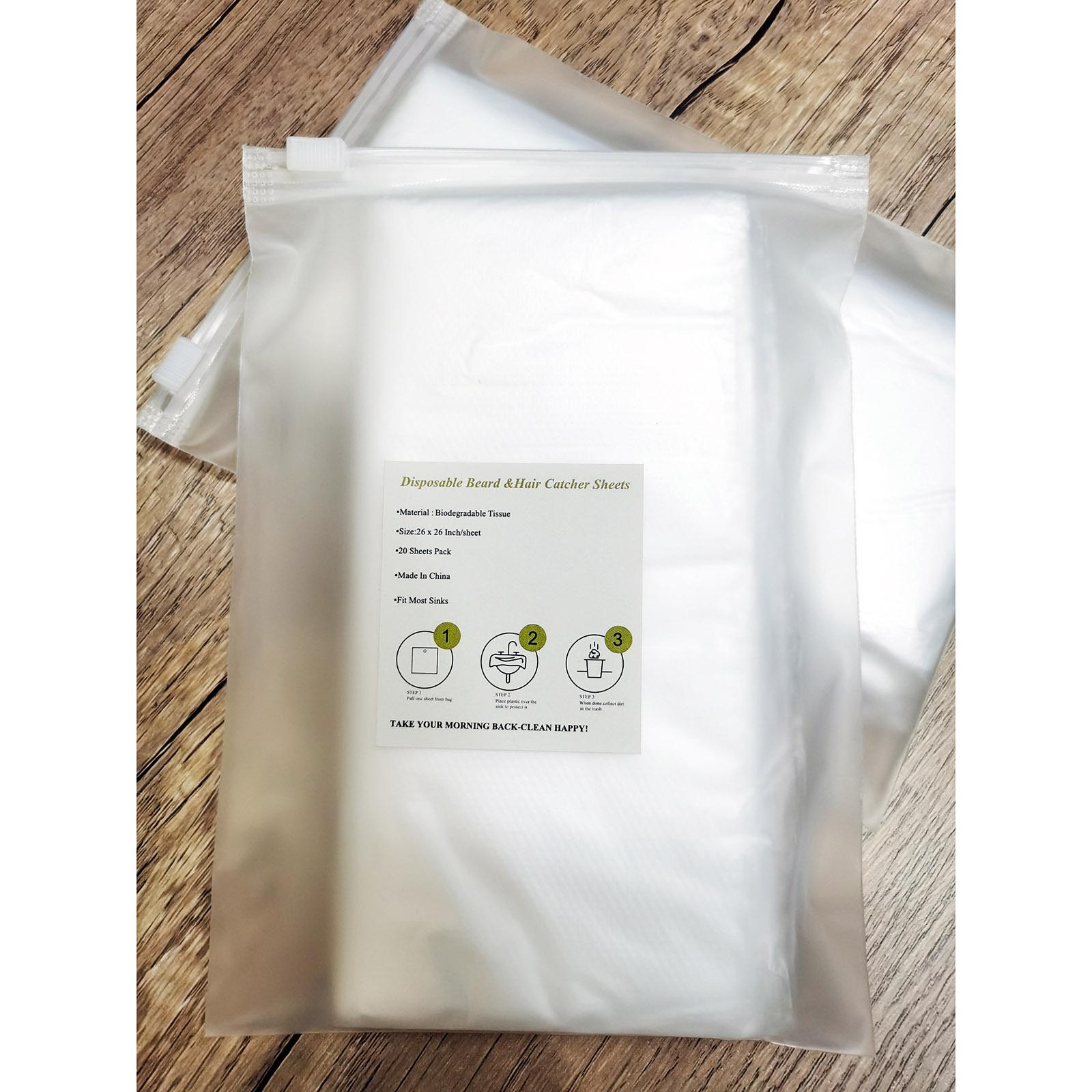 Beard hair Receive Shield Apron Alternative for Men Barber Bathroom Sink