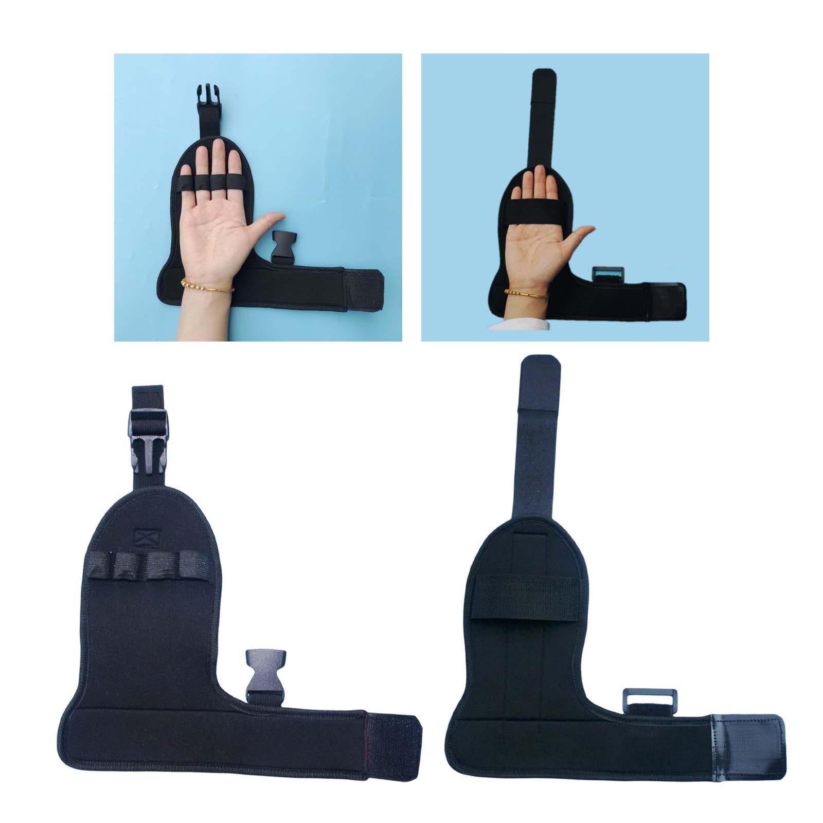 Finger Splints Brace Gloves for One Hand Grip Exercise Stroke Hemiplegia A