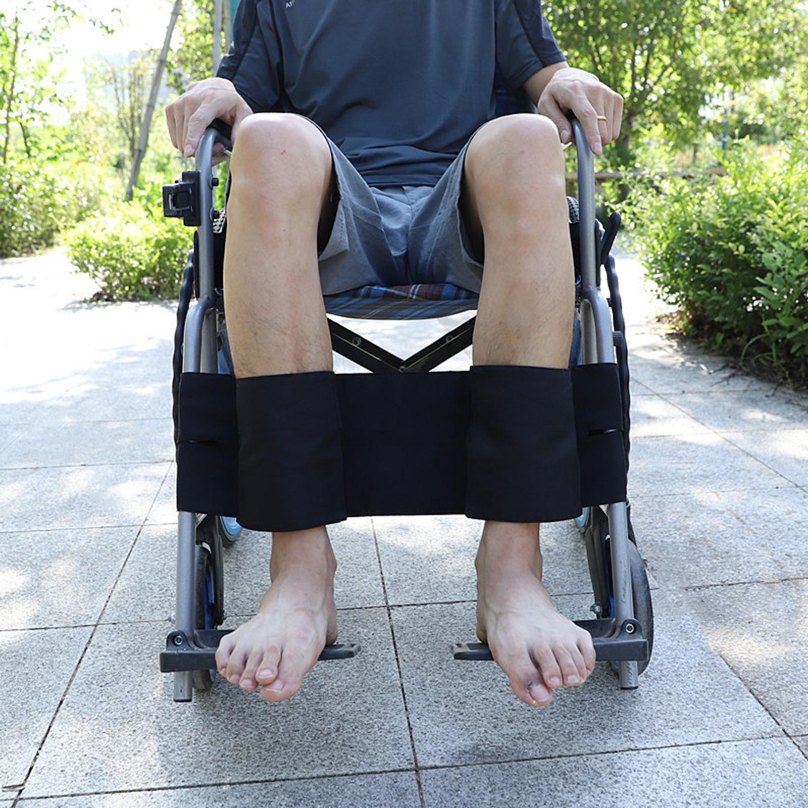 Wheelchair Leg Restraint Breathable Accessories Non Slip for Seniors Elderly