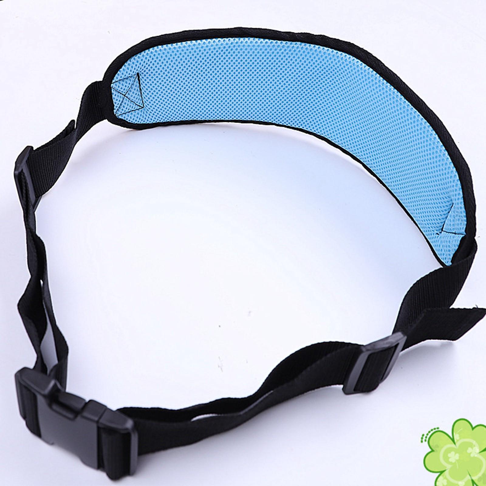 Wheelchair Harness Restraint Lap Belt Waist for Patients Non Slip black
