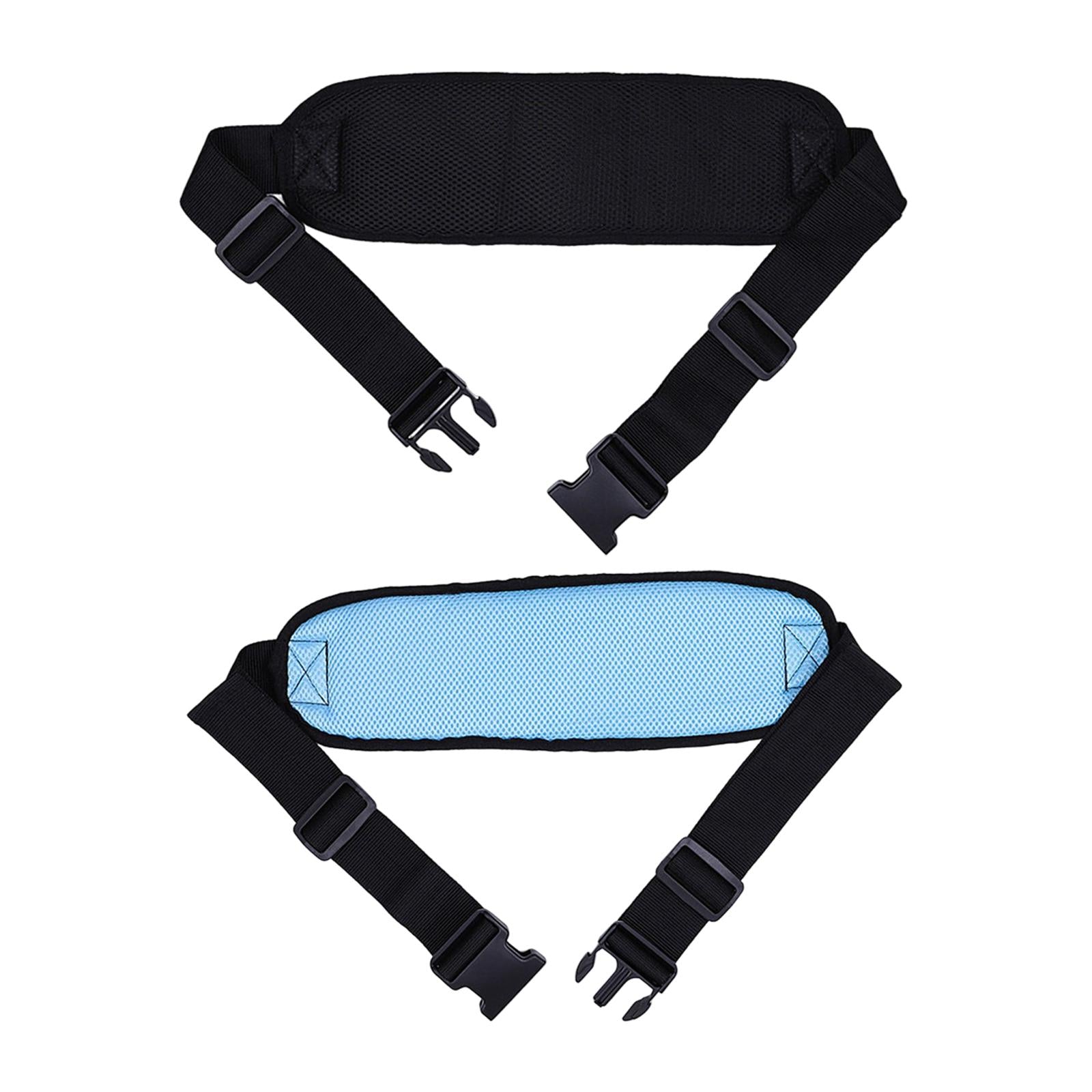 Wheelchair Harness Restraint Lap Belt Waist for Patients Non Slip black