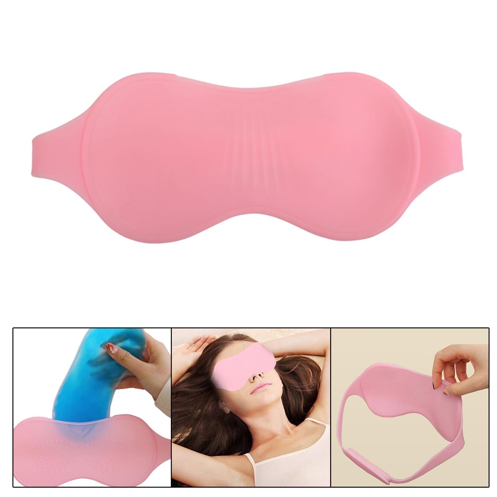 Cold Eye Mask Relax Massaging Your Tired Eyes for Home Office Pink