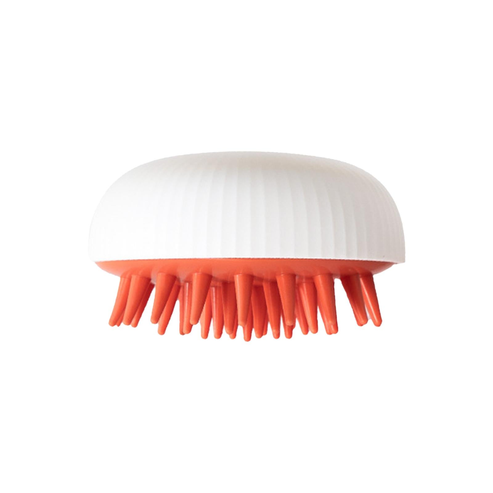 Handheld Hair Scalp Massager Shampoo Brush Wet Dry for Adults Children Dogs White