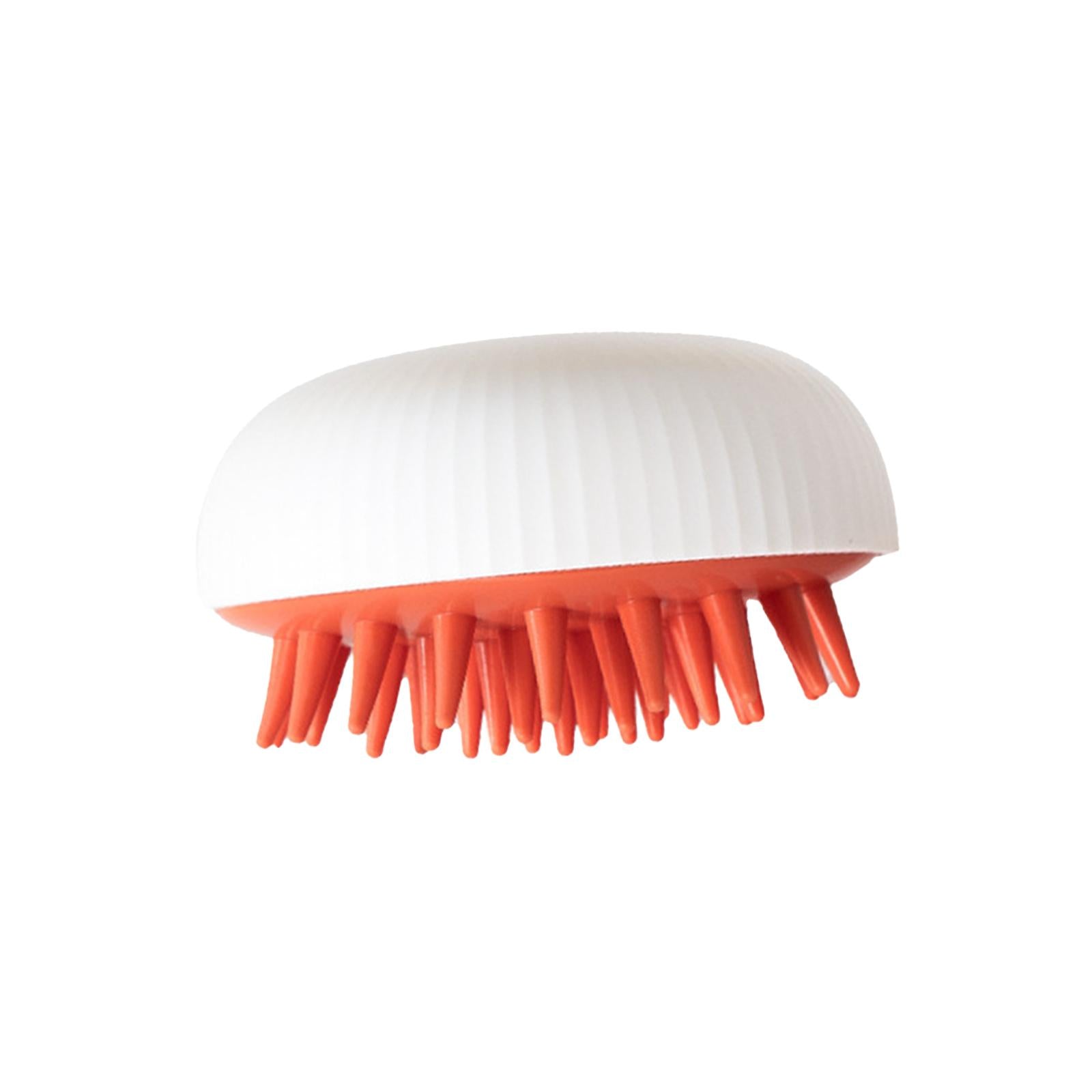 Handheld Hair Scalp Massager Shampoo Brush Wet Dry for Adults Children Dogs White