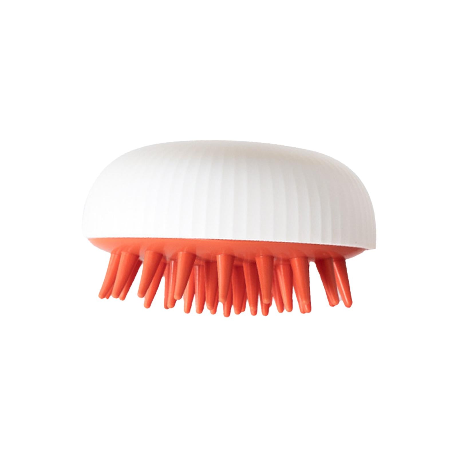 Handheld Hair Scalp Massager Shampoo Brush Wet Dry for Adults Children Dogs White