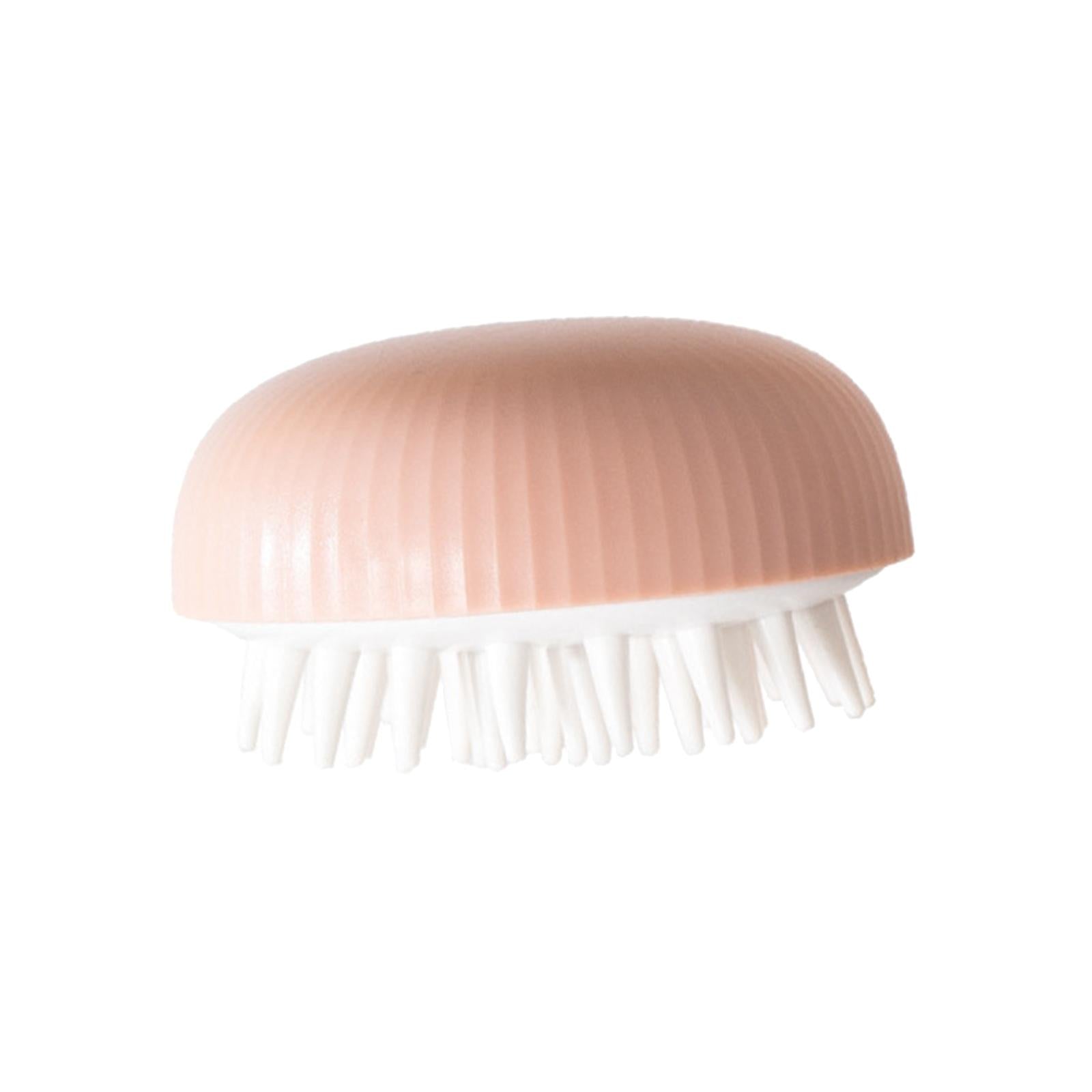 Handheld Hair Scalp Massager Shampoo Brush Wet Dry for Adults Children Dogs Pink