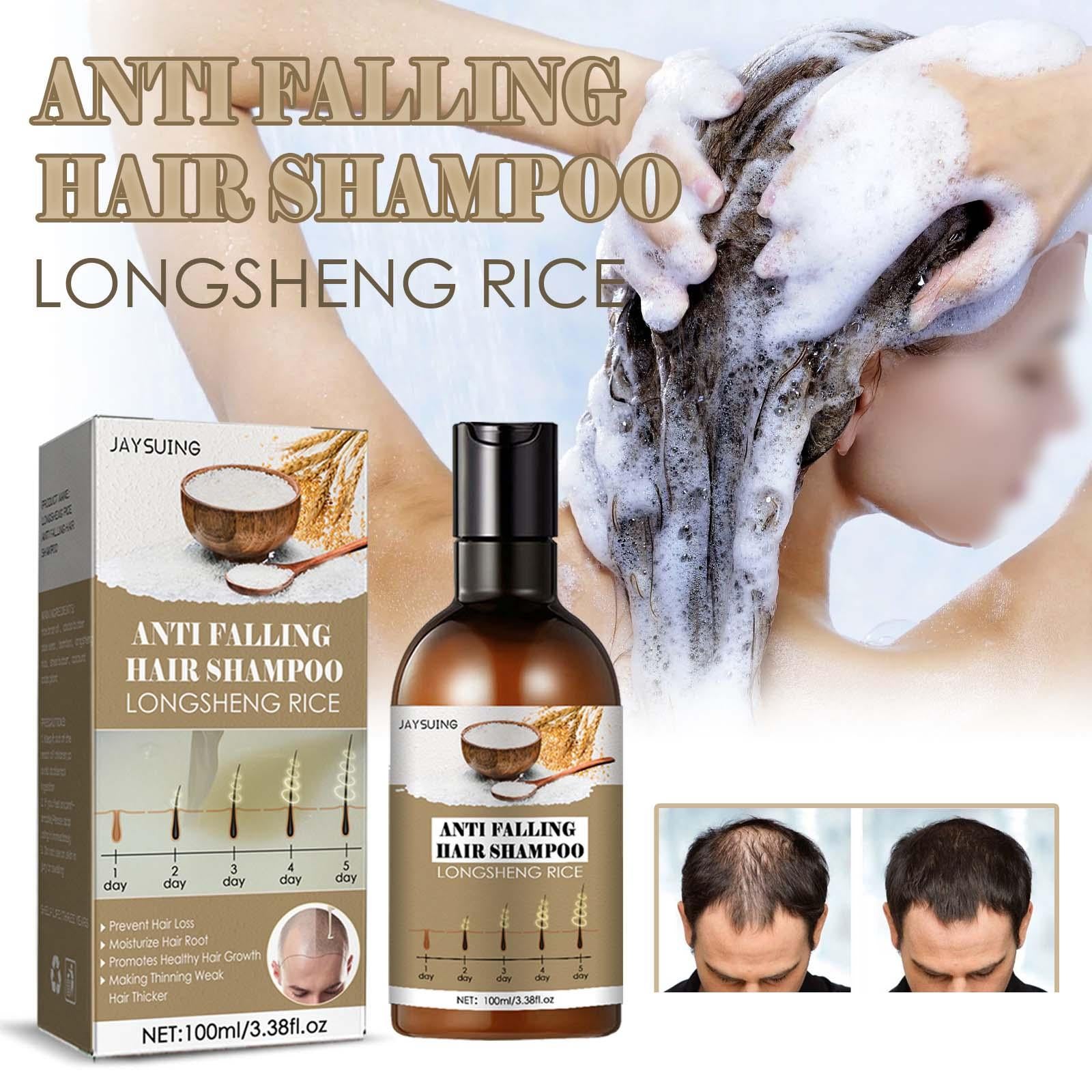 Rice Water Shampoo Moisturize for All Hair Types Dry Damaged Hair 100ml