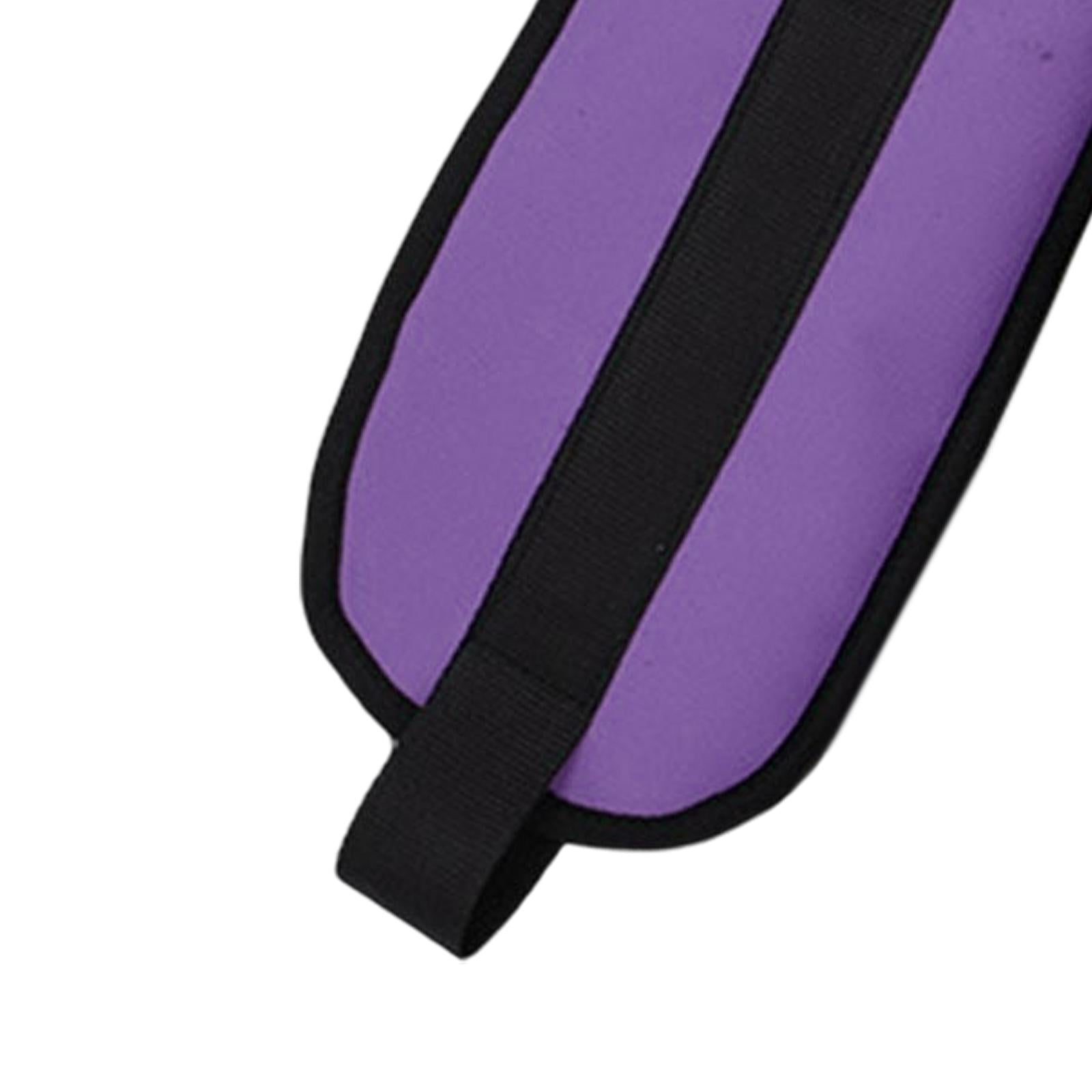Portable Wheelchair Seat Belt Reusable Cushion for Elderly Prevent Sliding Purple