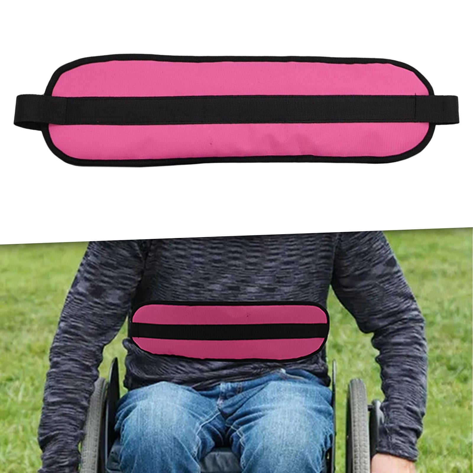 Portable Wheelchair Seat Belt Reusable Cushion for Elderly Prevent Sliding Red