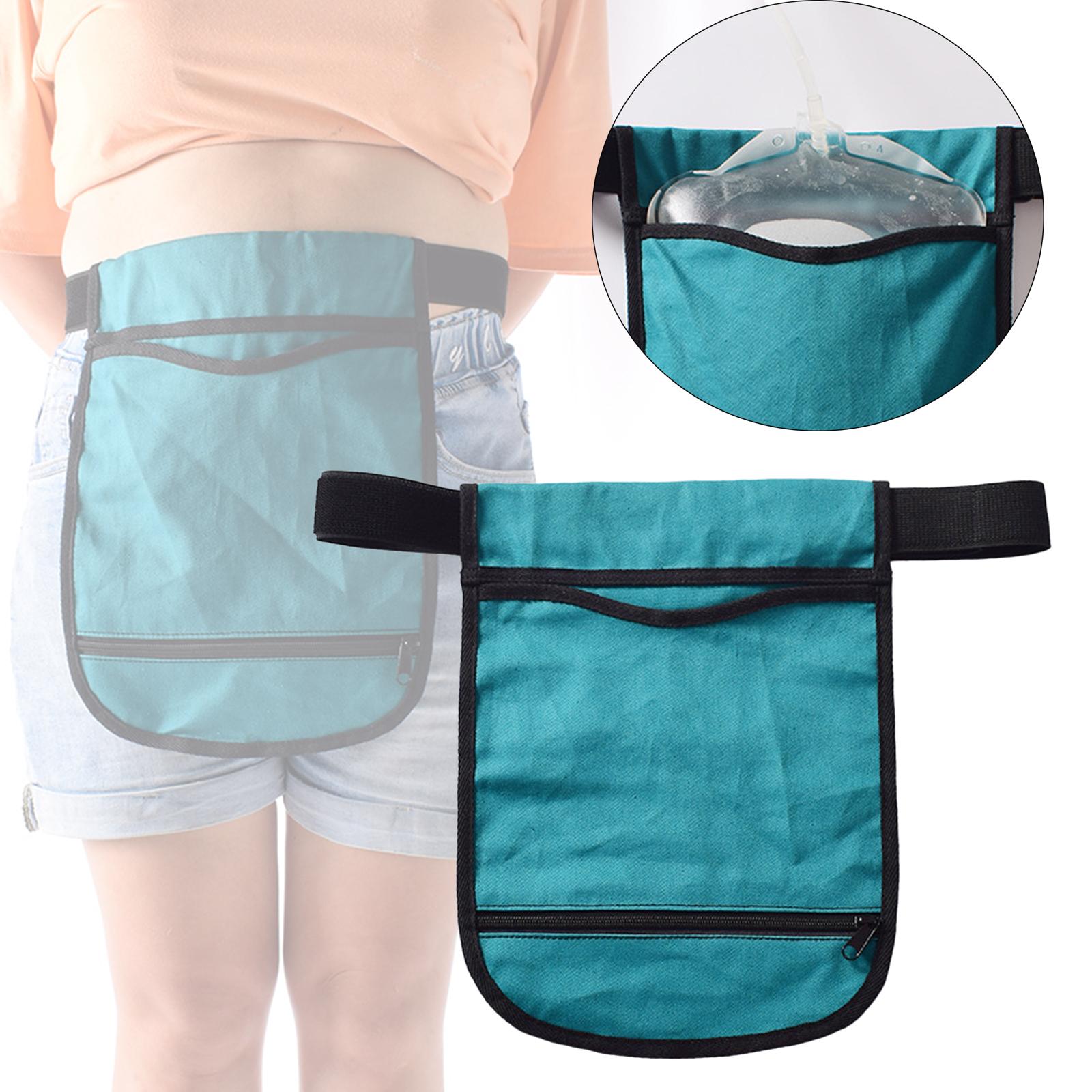 Urinary Drainage Bag Waterproof Adjustable Strap for Home Travel Elderly Single Pocket