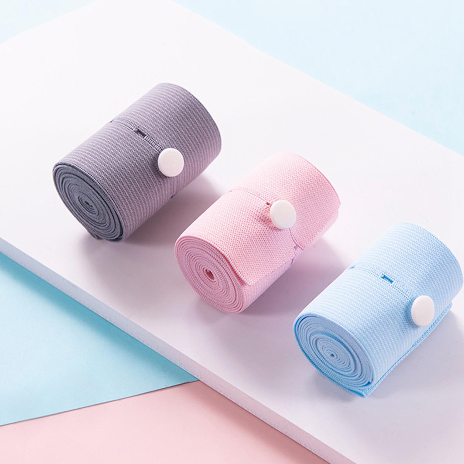 2Pcs Fetal Heart Belt Support Tool Comfortable for 100kg-150kg Pink Blue