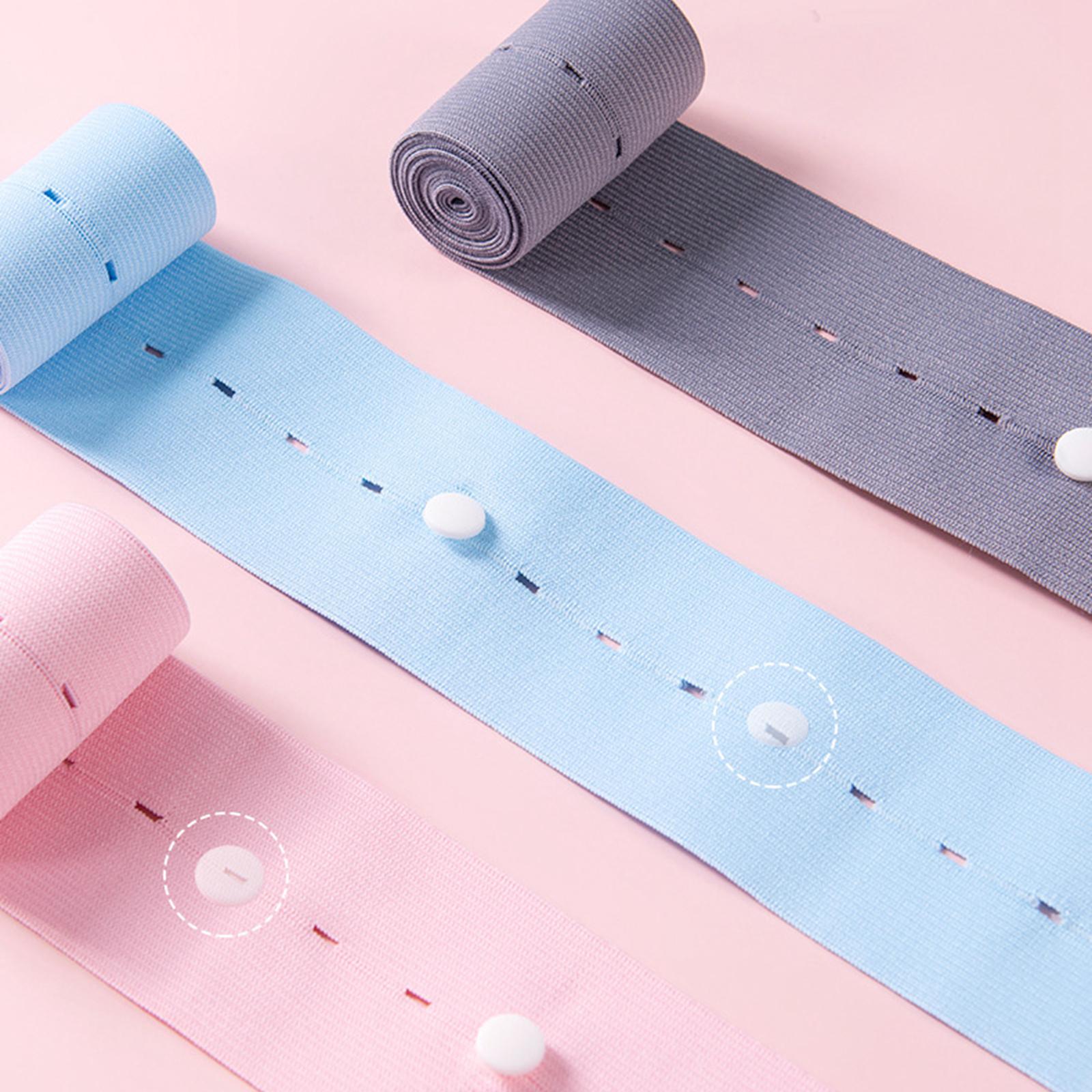 2Pcs Fetal Heart Belt Support Tool Comfortable for 100kg-150kg Pink Blue